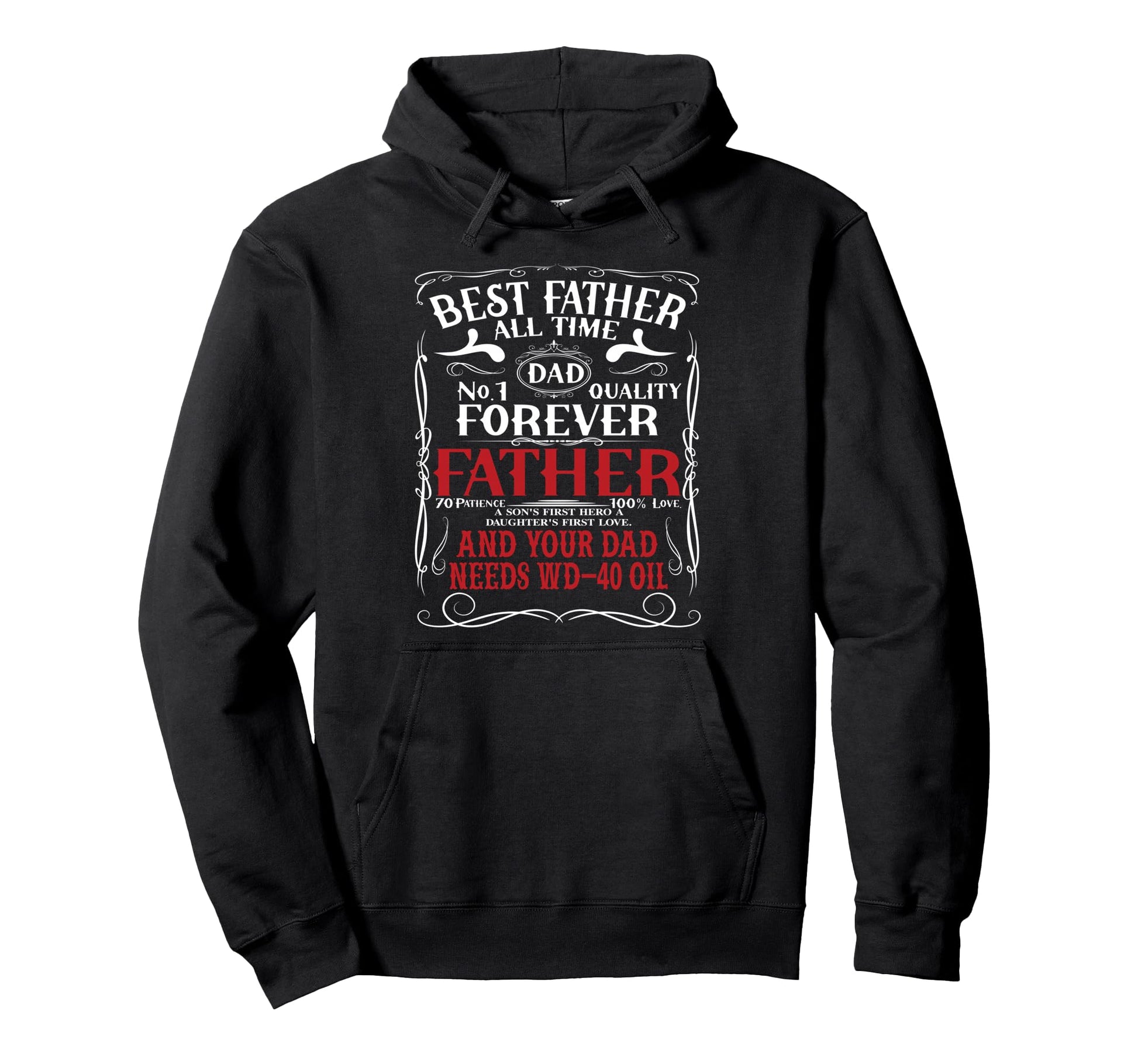 My Dad Rocks Daddy Fathers Day Best Hoodie - Aesthetic Graphic Unisex - T-Shirt, Sweatshirt, Hoodie