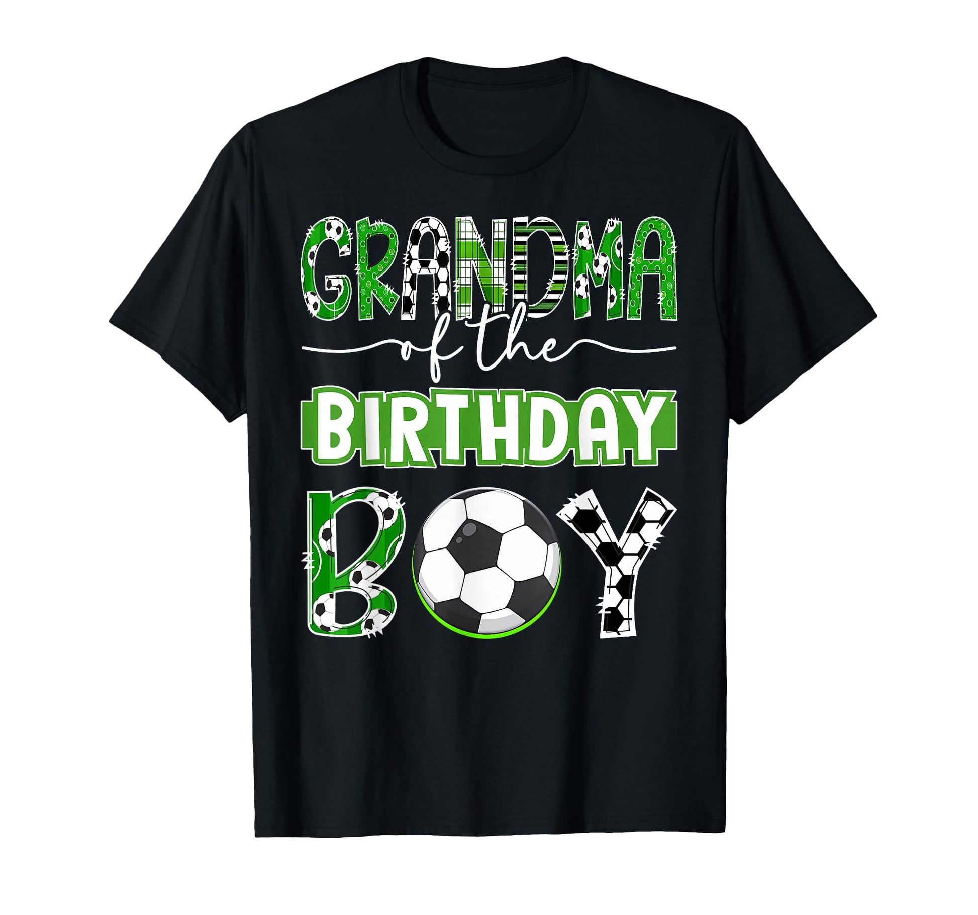 Grandma Birthday Soccer Player Birthday T-Shirt - Custom Art Print Unisex - T-Shirt, Sweatshirt, Hoodie