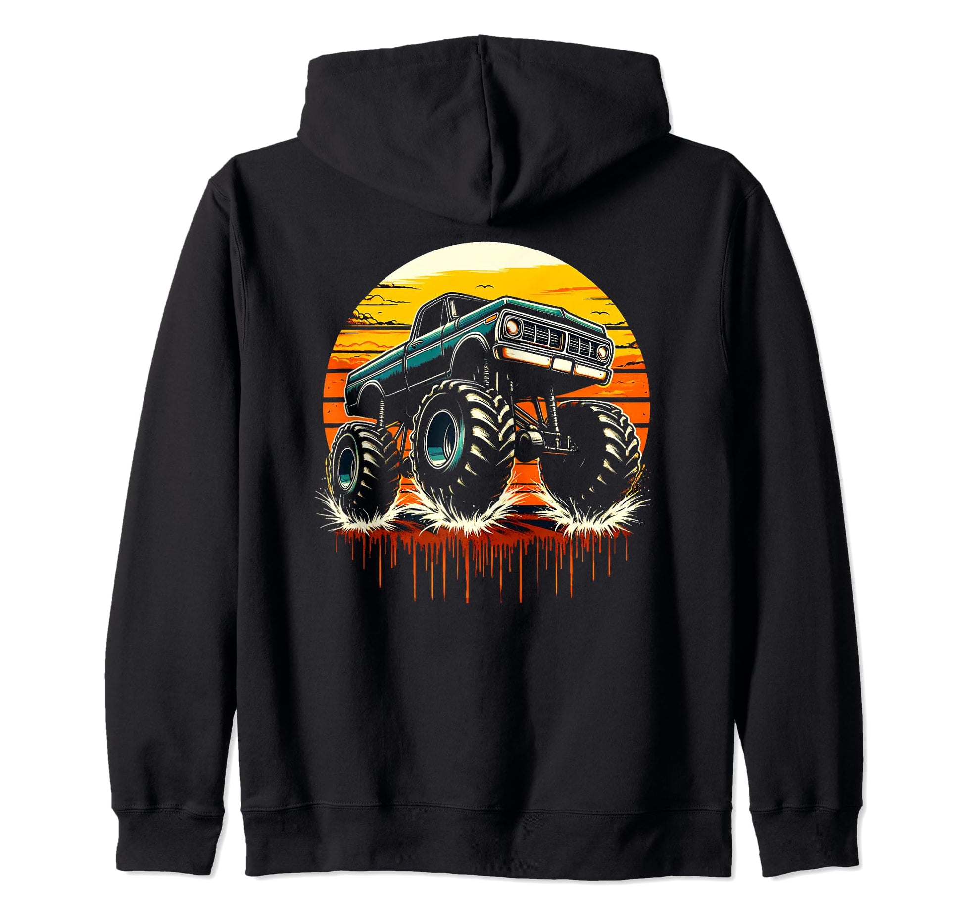 Monster Truck Dad Fathers Day Click More T-Shirt - Graphic Print for Adults - T-Shirt, Sweatshirt, Hoodie