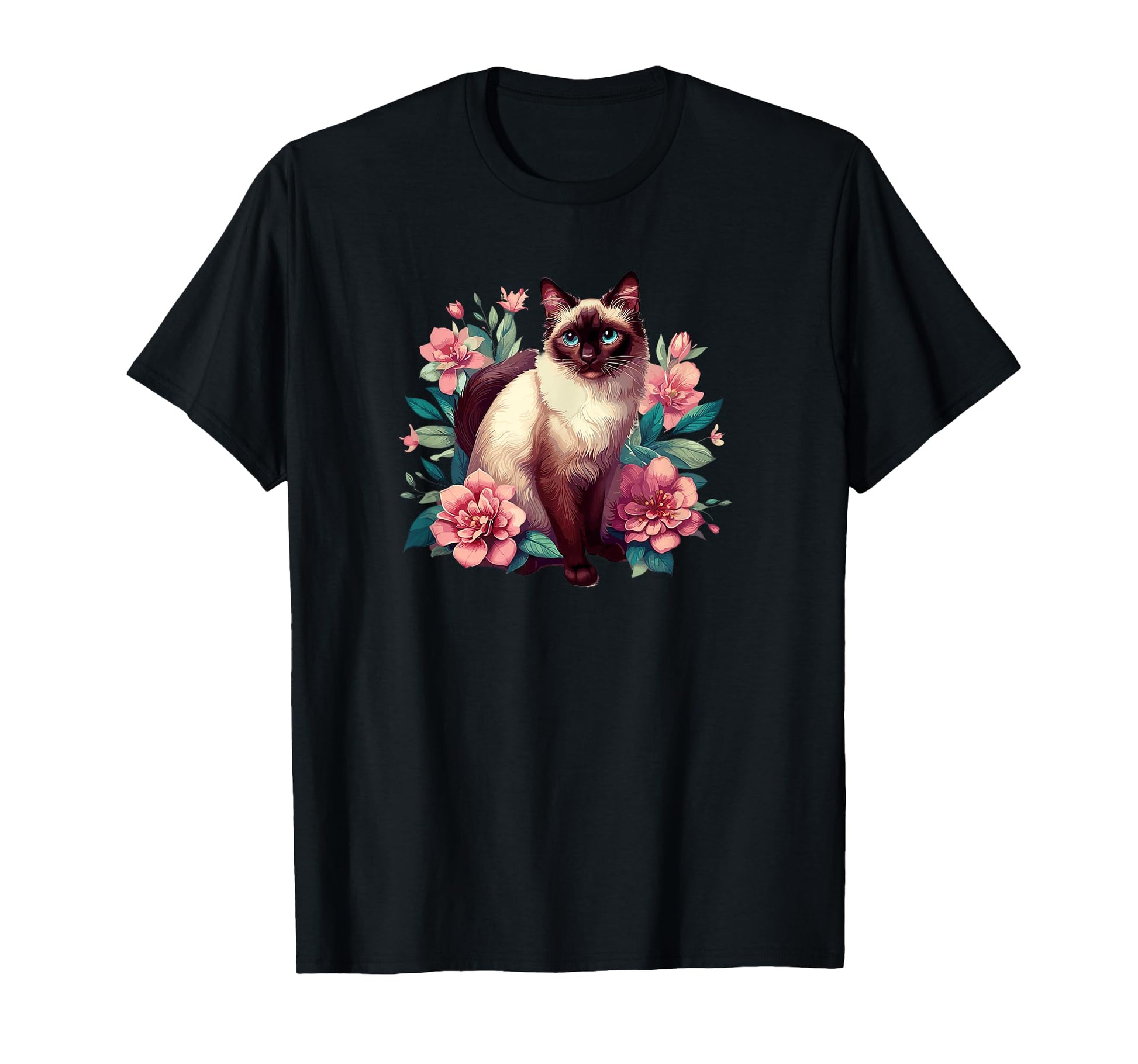 Funny Flowers Floral Balinese T-Shirt - Casual Everyday Wear for Adults - T-Shirt, Sweatshirt, Hoodie