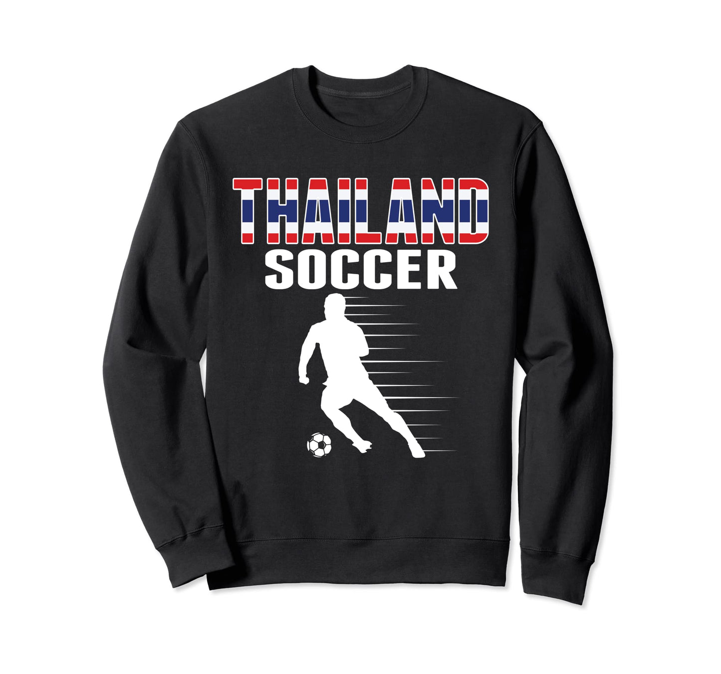 Thailand Soccer Fans Jersey Sweatshirt - Fun Novelty Design for Adults - T-Shirt, Sweatshirt, Hoodie