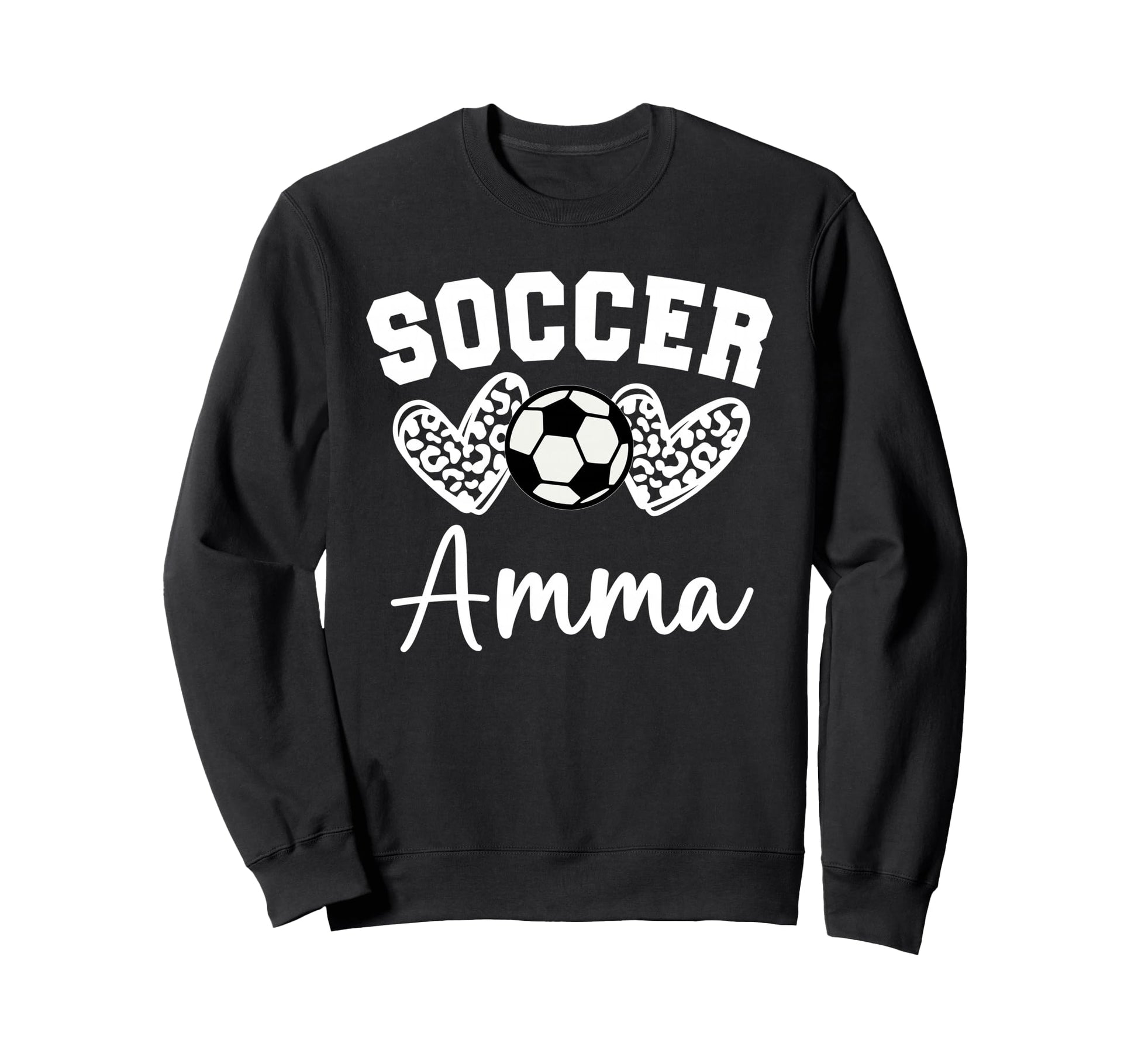 Soccer Amma Matching Family Soccer Sweatshirt - Custom Art Print Unisex - T-Shirt, Sweatshirt, Hoodie
