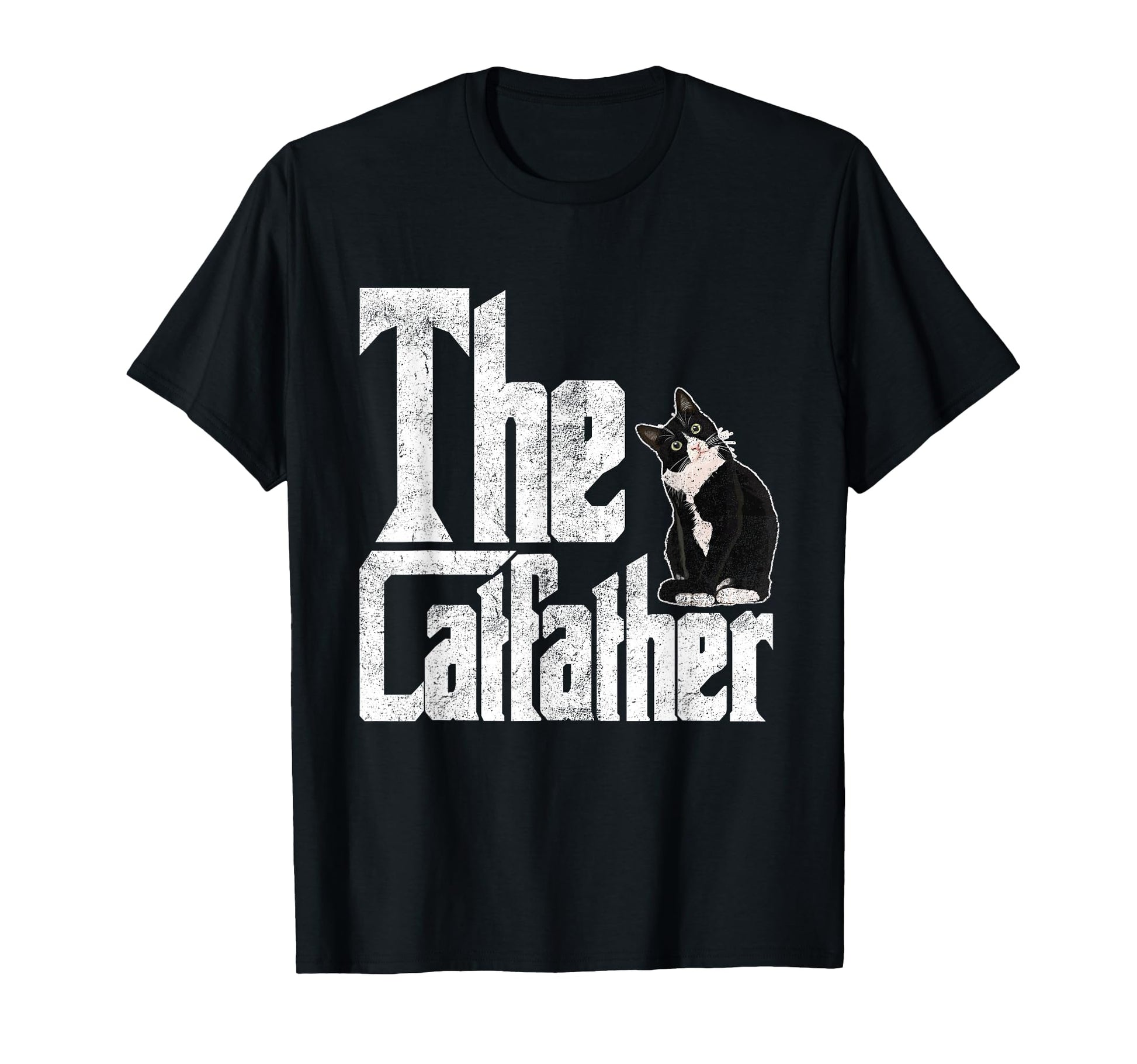 Catfather Cat Father Mafia Whiskers T-Shirt - Streetwear Style for Adults - T-Shirt, Sweatshirt, Hoodie