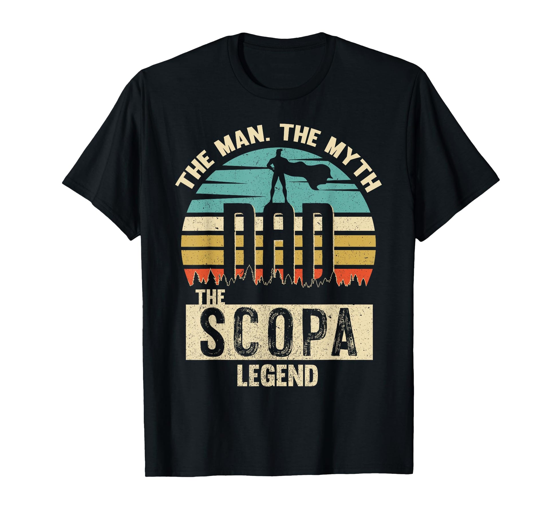 Myth Legend Dad Scopa T-Shirt - Trendy Graphic Unisex - T-Shirt, Sweatshirt, Hoodie