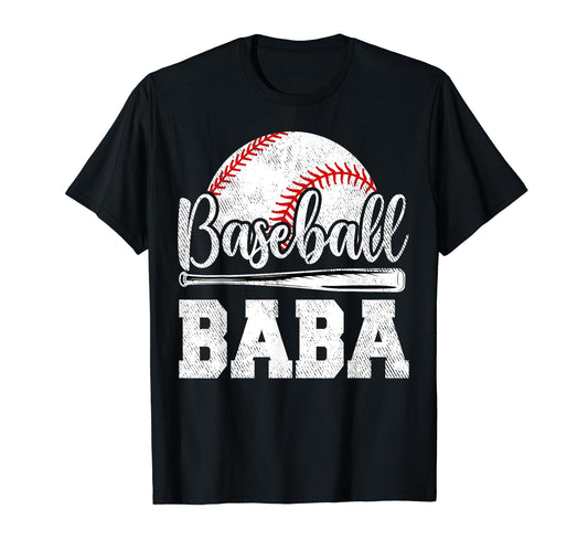 Baseball Baba Baseball Player Game Day T-Shirt - Unique Graphic Unisex - T-Shirt, Sweatshirt, Hoodie
