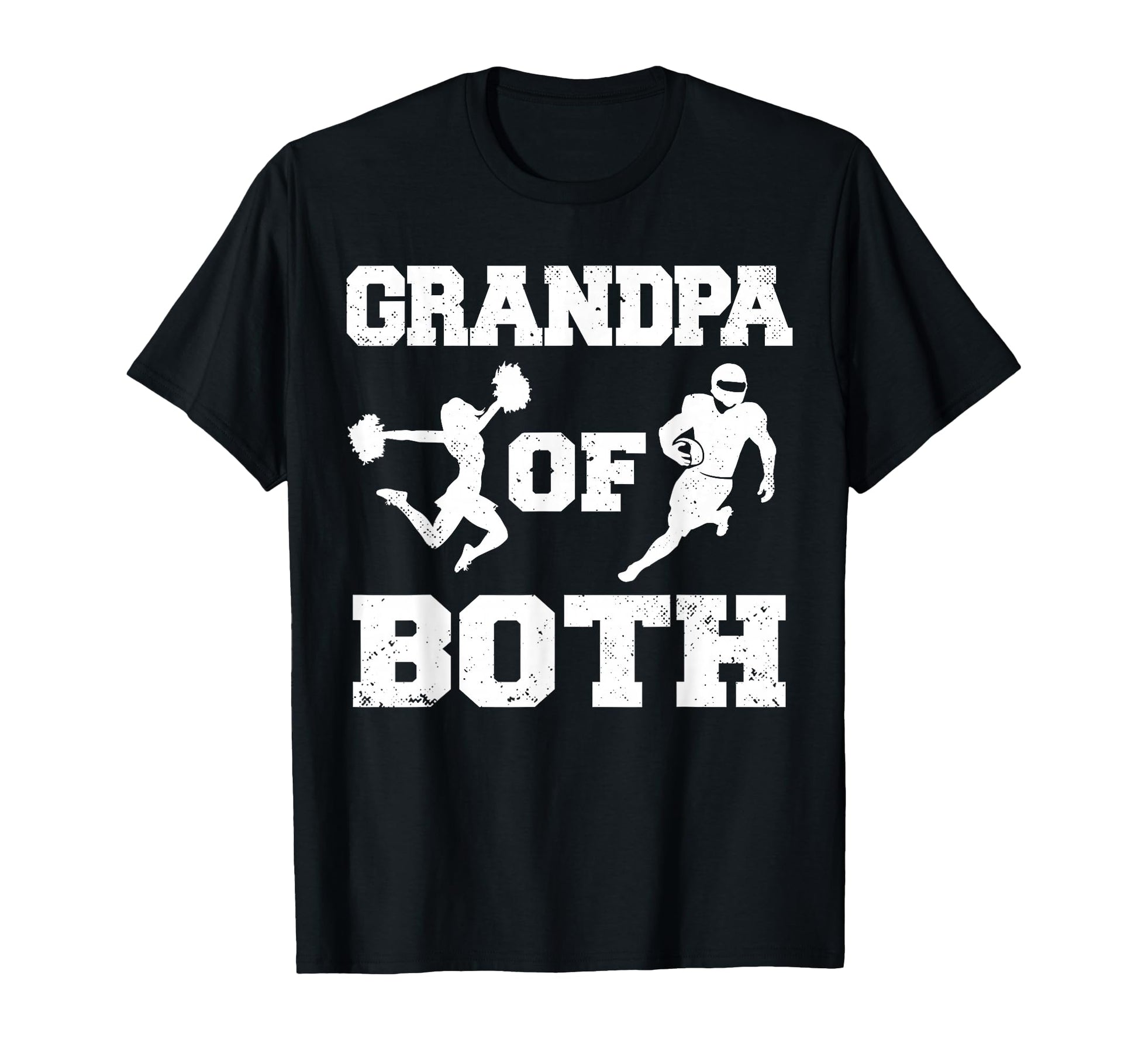 Grandpa Both Funny Football And Cheer T-Shirt - Aesthetic Graphic Unisex - T-Shirt, Sweatshirt, Hoodie