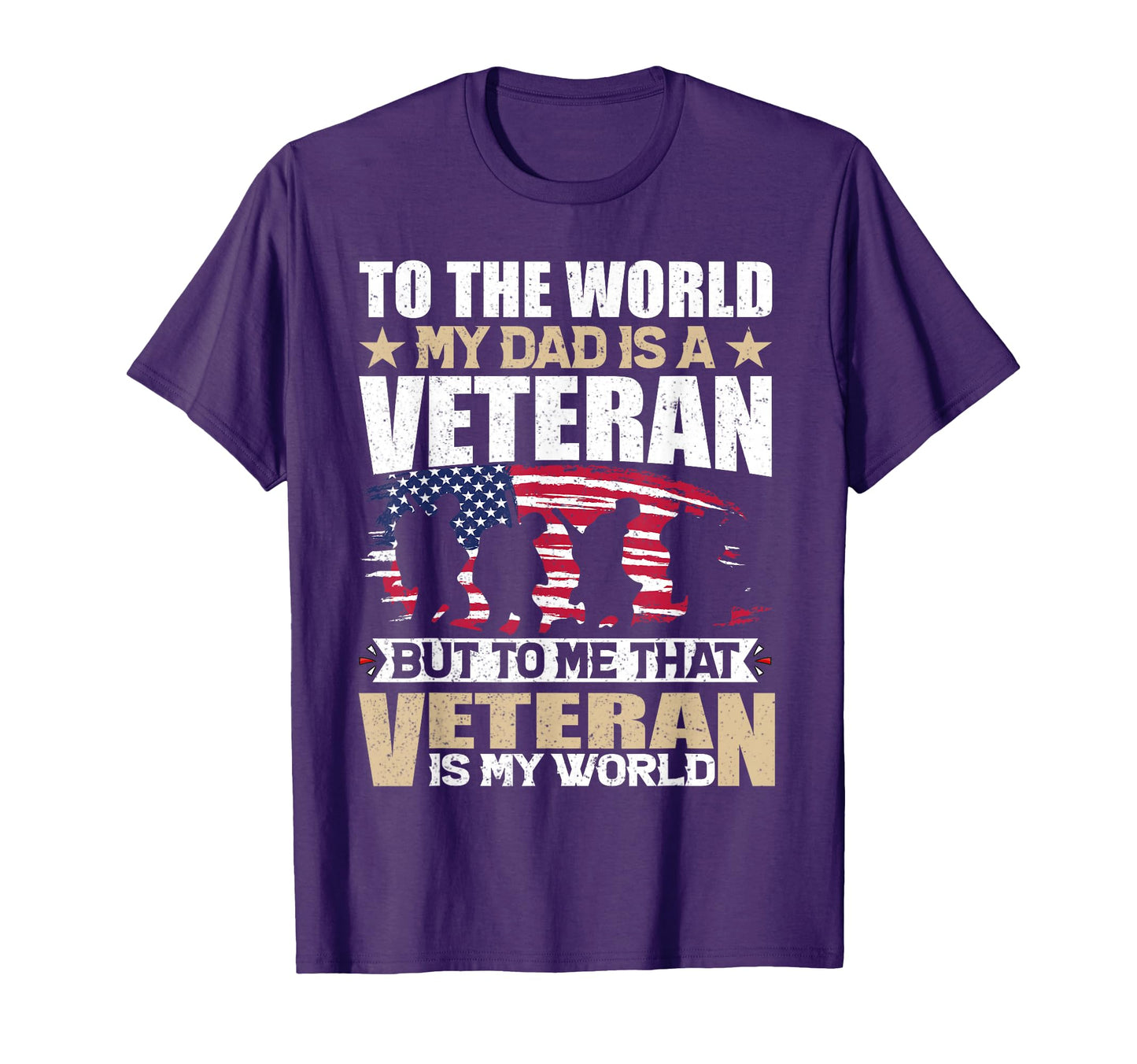 My Dad Is Veteran Fathers Day Dad T-Shirt - Trendy Graphic Men Women - T-Shirt, Sweatshirt, Hoodie