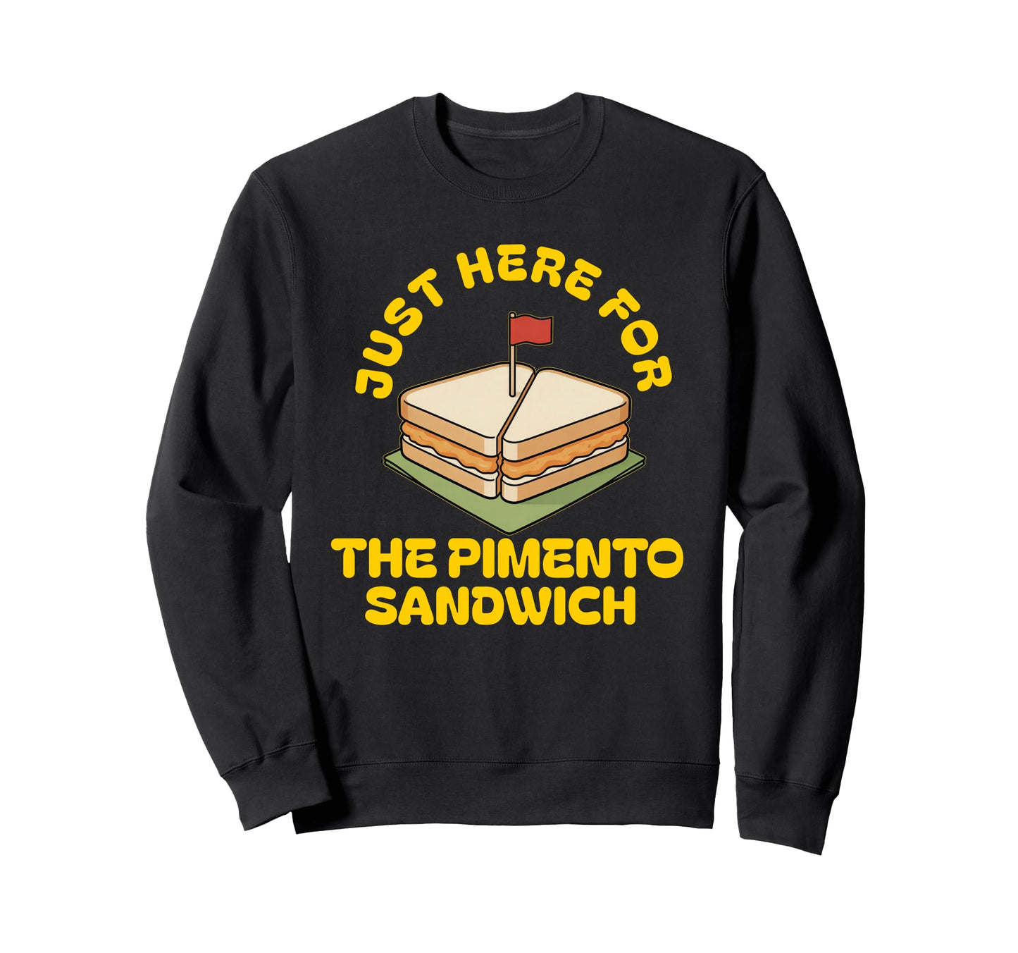 Pimento Cheese Sandwich Golf Dad Sweatshirt - Novelty Apparel Men Women - T-Shirt, Sweatshirt, Hoodie