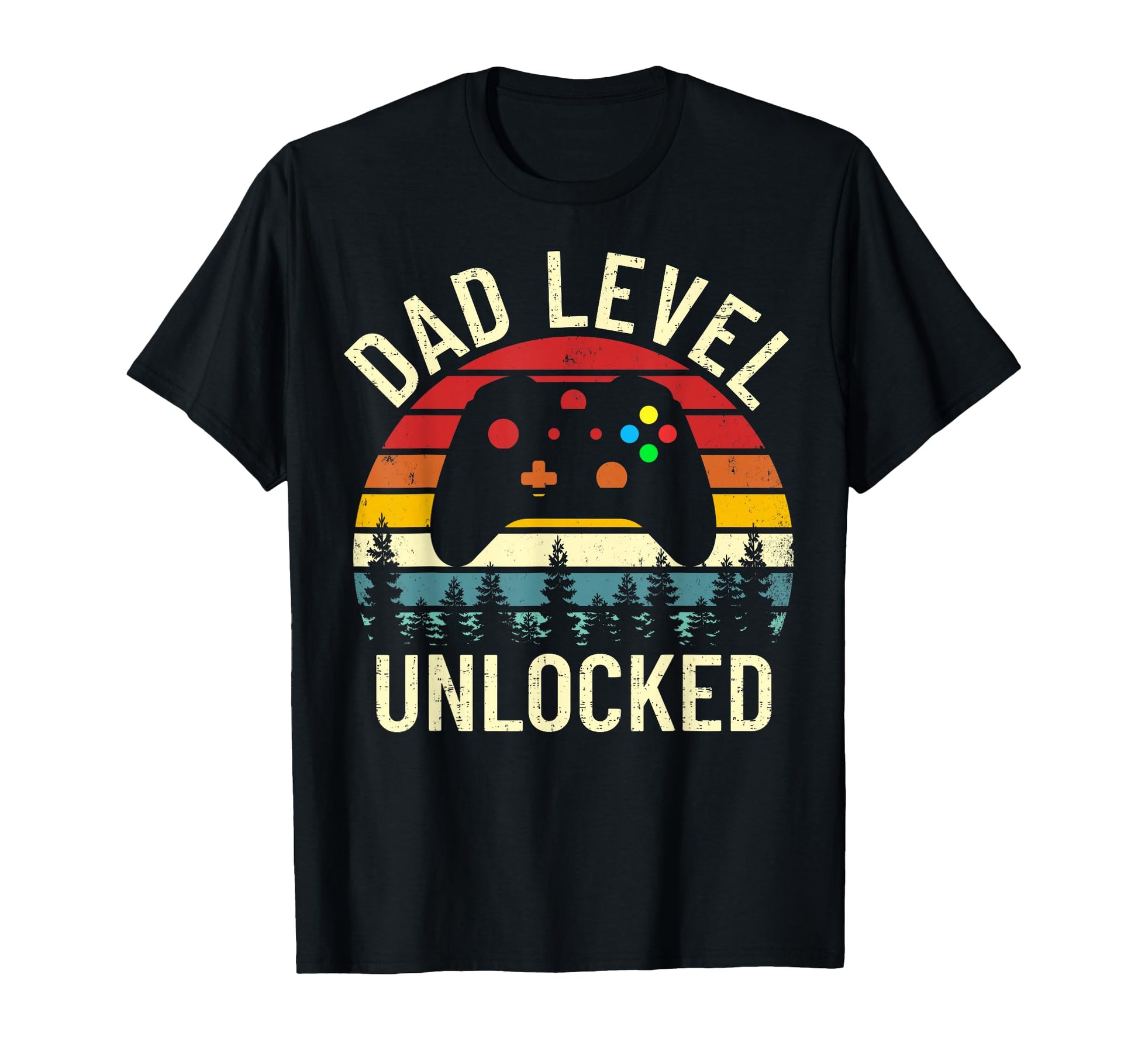 Dad Level Unlocked Funny Gamer New Daddy T-Shirt - Trendy Graphic Unisex - T-Shirt, Sweatshirt, Hoodie