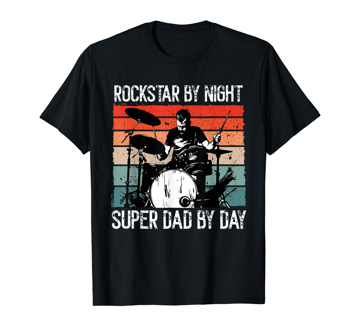 Drummer Dad Musician Fathers Day Daddy T-Shirt - Unique Graphic Unisex - T-Shirt, Sweatshirt, Hoodie