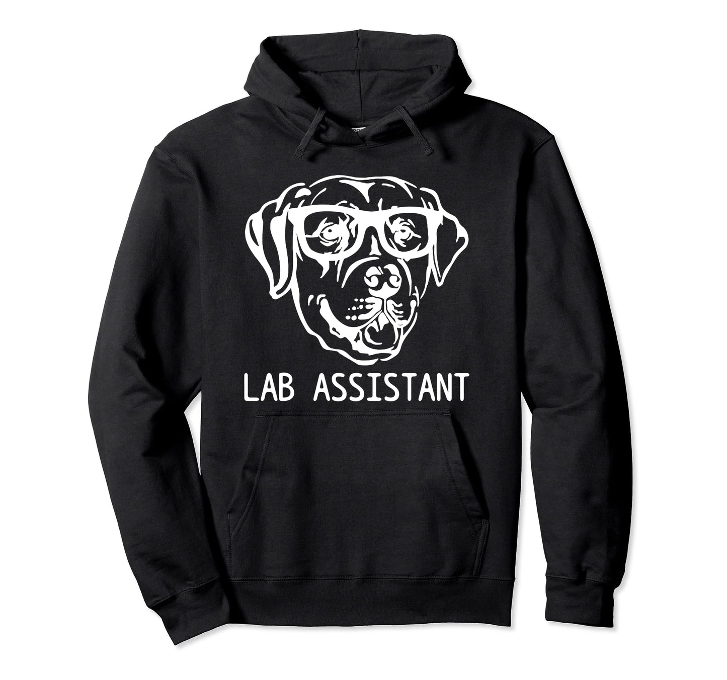 Lab Assistant Funny Labrador Hoodie - Aesthetic Graphic Men Women - T-Shirt, Sweatshirt, Hoodie