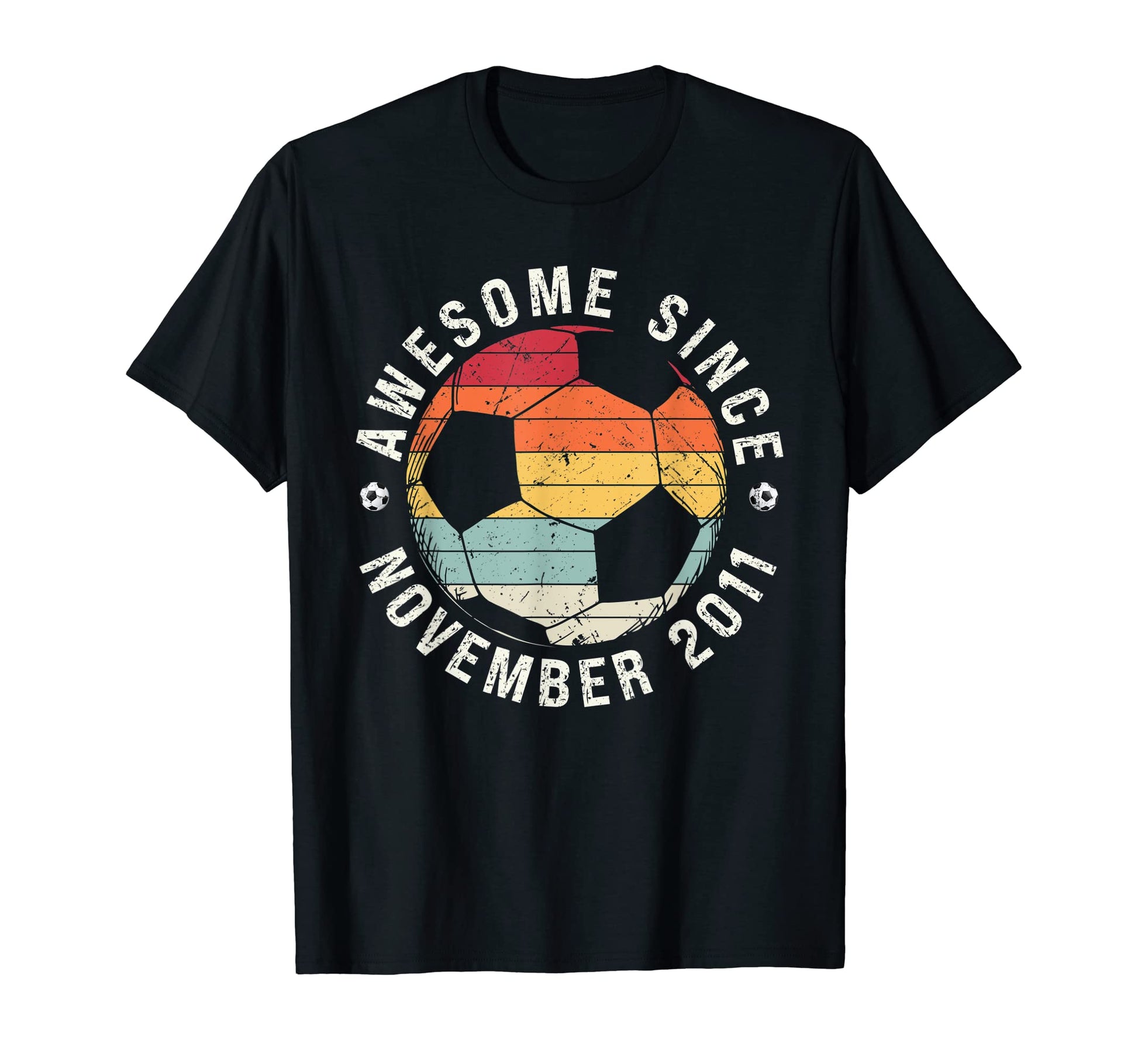 12Nd Soccer Ball Birthday Party Since T-Shirt - Graphic Print for Adults - T-Shirt, Sweatshirt, Hoodie