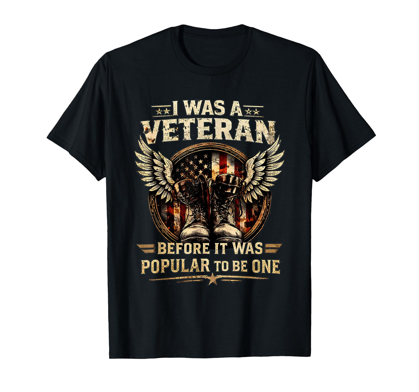 I Was Veteran Before It Was Popular To T-Shirt - Streetwear Style Unisex - T-Shirt, Sweatshirt, Hoodie