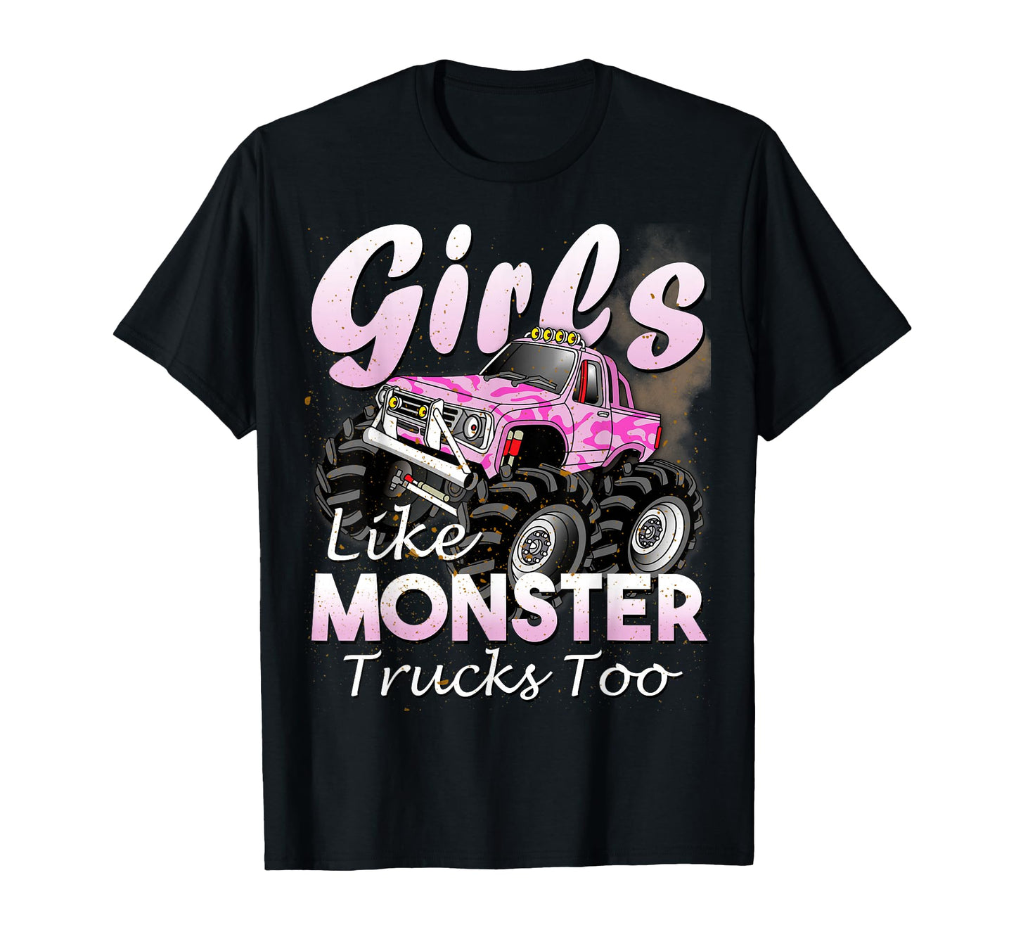 Monster Truck Like Monsters Too T-Shirt - Custom Art Print Men Women - T-Shirt, Sweatshirt, Hoodie