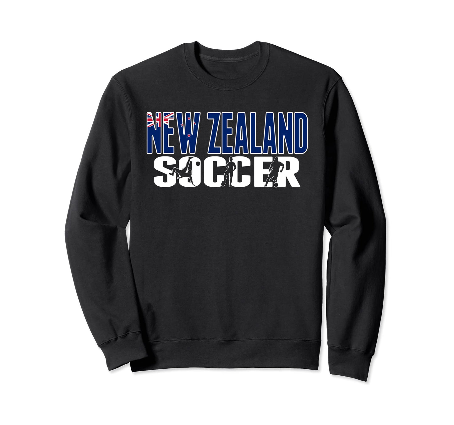 New Zealand Soccer Fans Jersey Proud Sweatshirt - Unique Graphic Men Women - T-Shirt, Sweatshirt, Hoodie