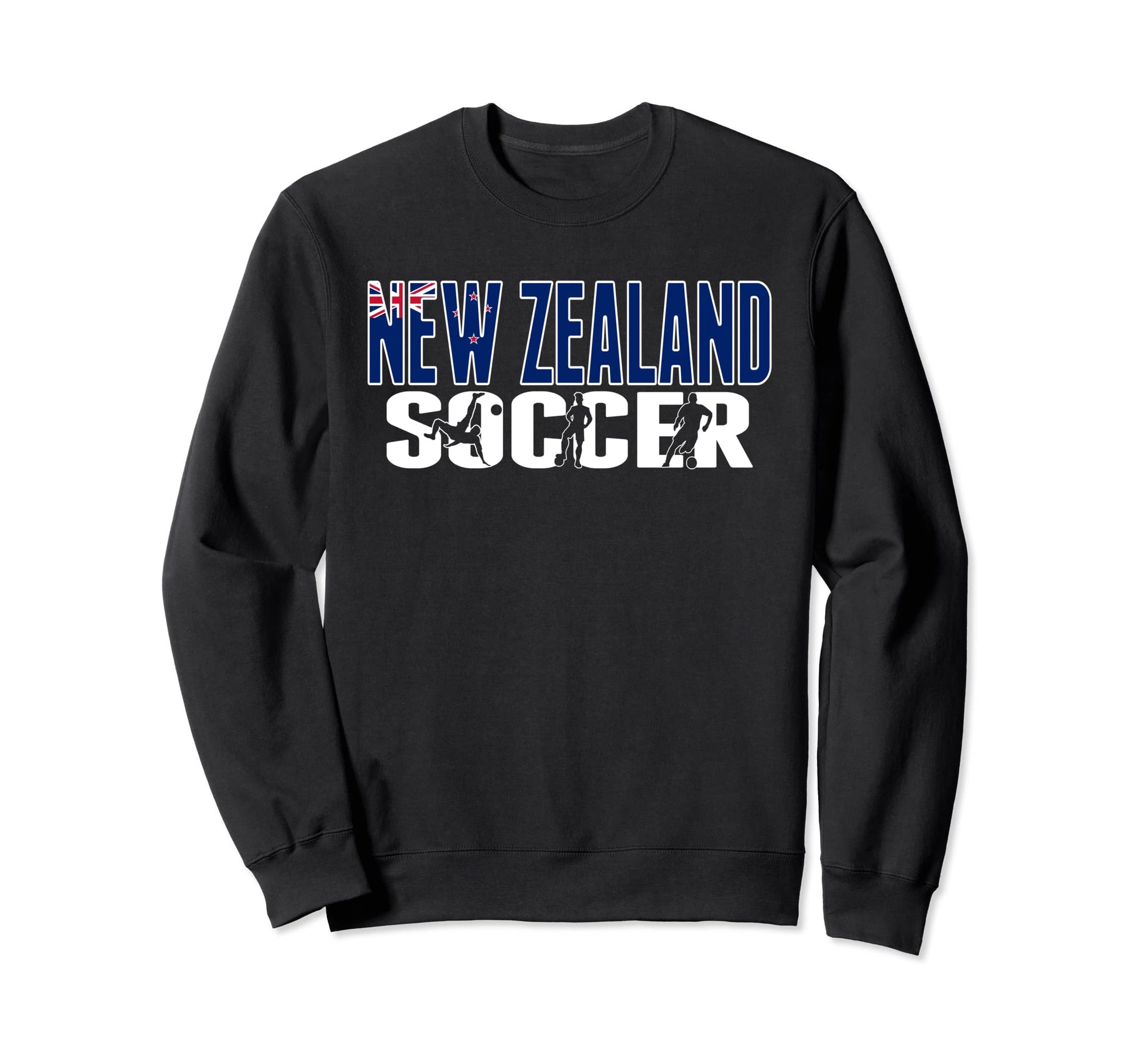 New Zealand Soccer Fans Jersey Proud Sweatshirt - Unique Graphic Men Women - T-Shirt, Sweatshirt, Hoodie