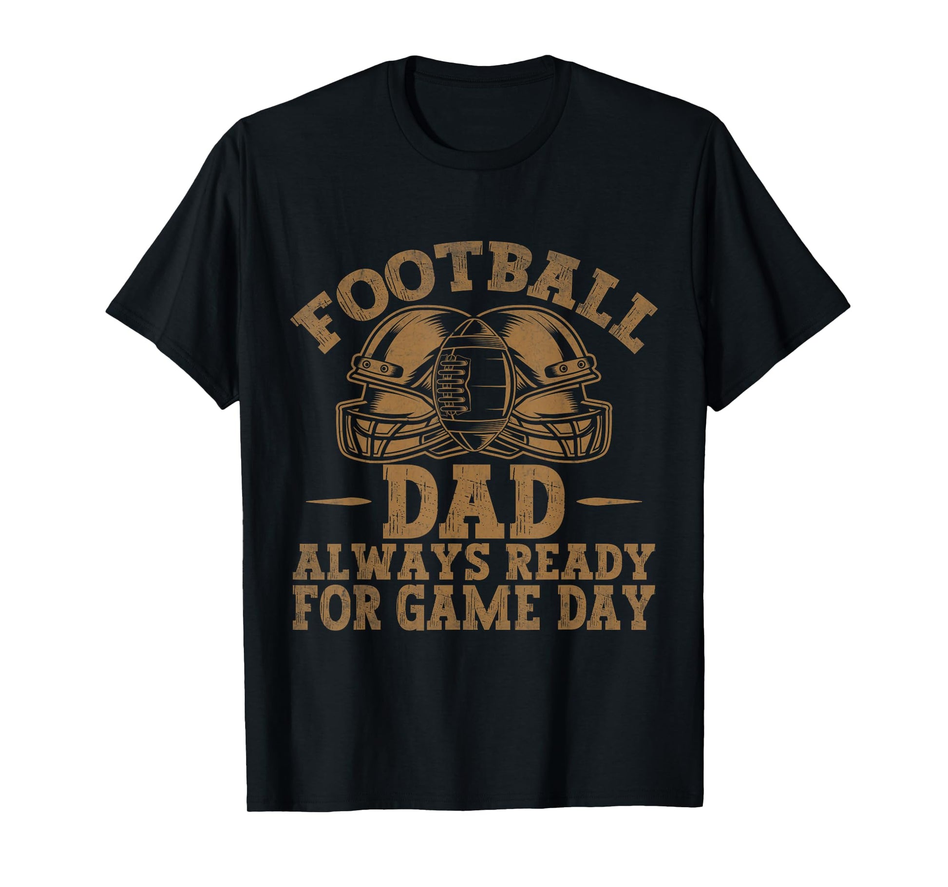 Football Dad Always Ready Game Day T-Shirt - Trendy Graphic for Adults - T-Shirt, Sweatshirt, Hoodie