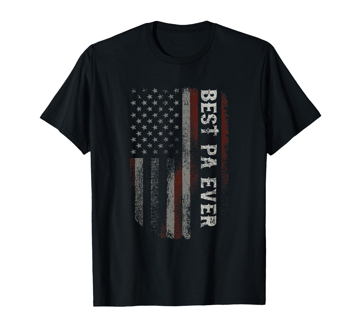 Best Pa Ever American Flag Grandpa T-Shirt - Custom Art Print Unisex - T-Shirt, Sweatshirt, Hoodie