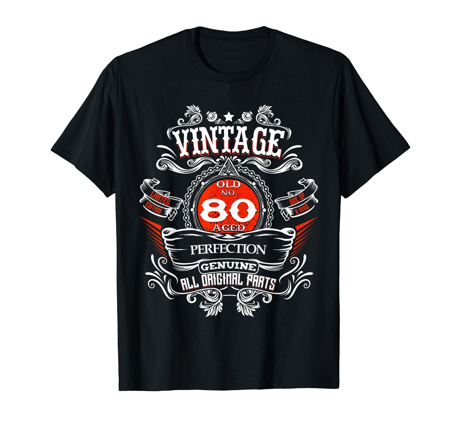 80Th Birthday 1940 80 Years Old Gift T-Shirt - Graphic Print Men Women - T-Shirt, Sweatshirt, Hoodie