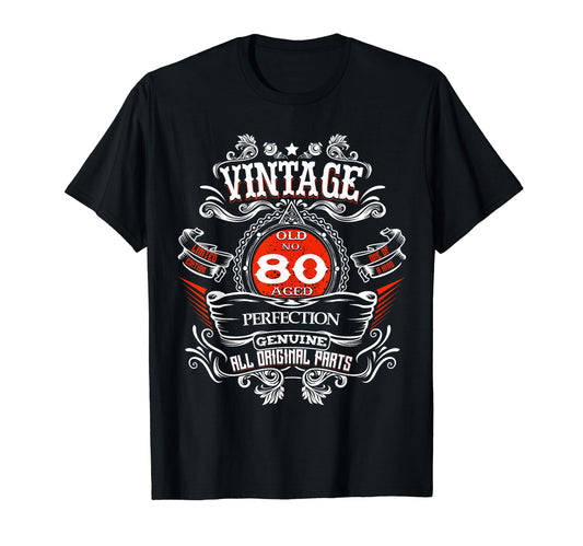 80Th Birthday 1940 80 Years Old Gift T-Shirt - Graphic Print Men Women - T-Shirt, Sweatshirt, Hoodie