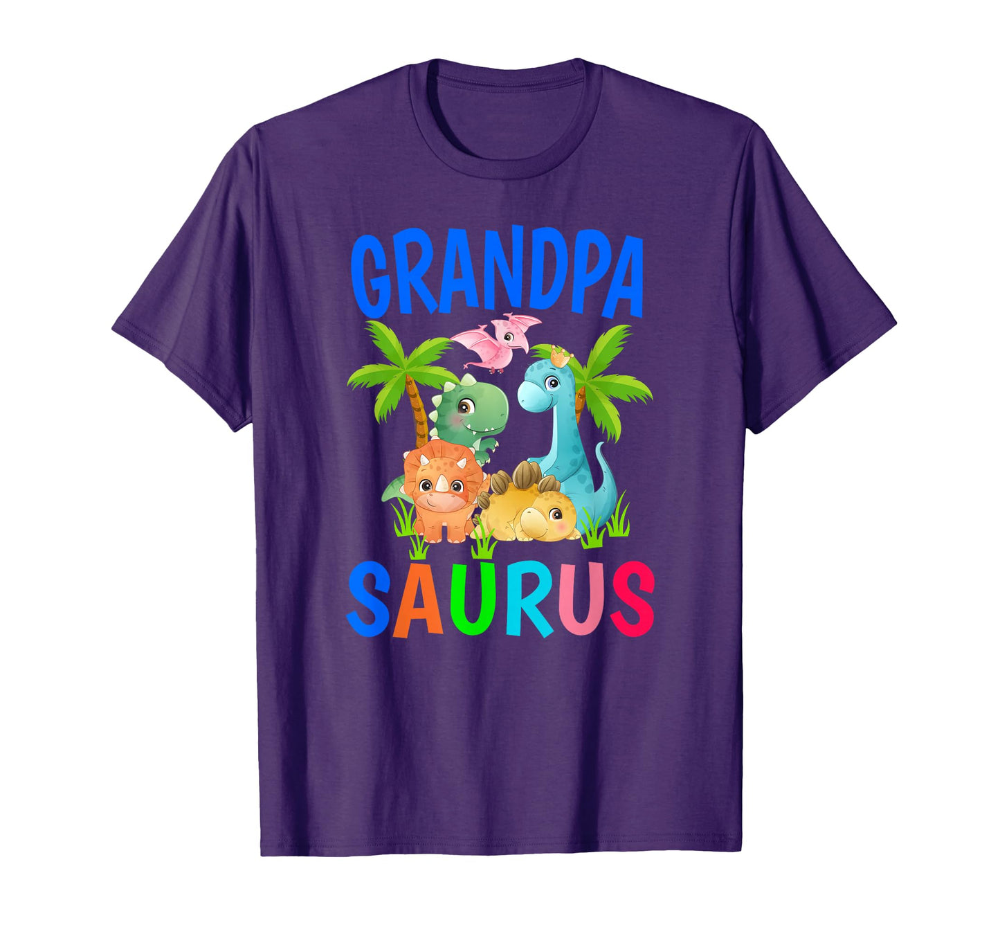 Grandpa Saurus Birthday Grandad T-Shirt - Casual Everyday Wear Unisex - T-Shirt, Sweatshirt, Hoodie