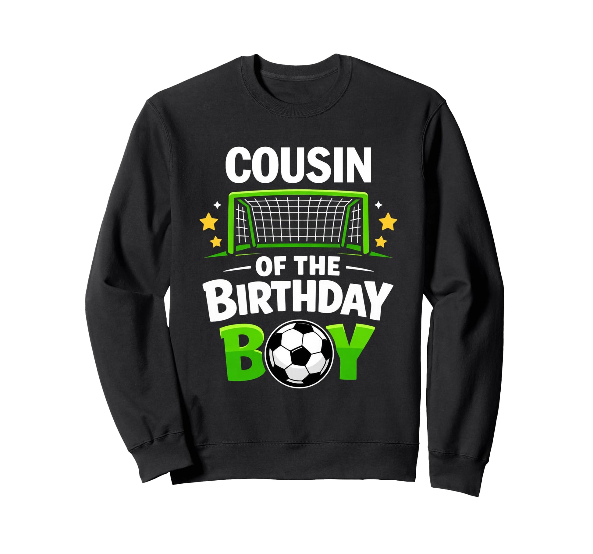 Cousin Birthday Soccer Ball Family Sweatshirt - Aesthetic Graphic Unisex - T-Shirt, Sweatshirt, Hoodie