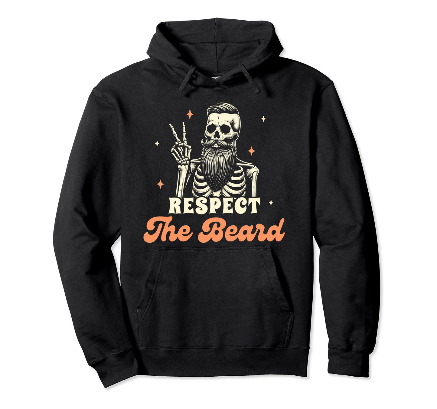 Bearded Dad Daddy Papa Fathers Day Hoodie - Graphic Print Men Women - T-Shirt, Sweatshirt, Hoodie
