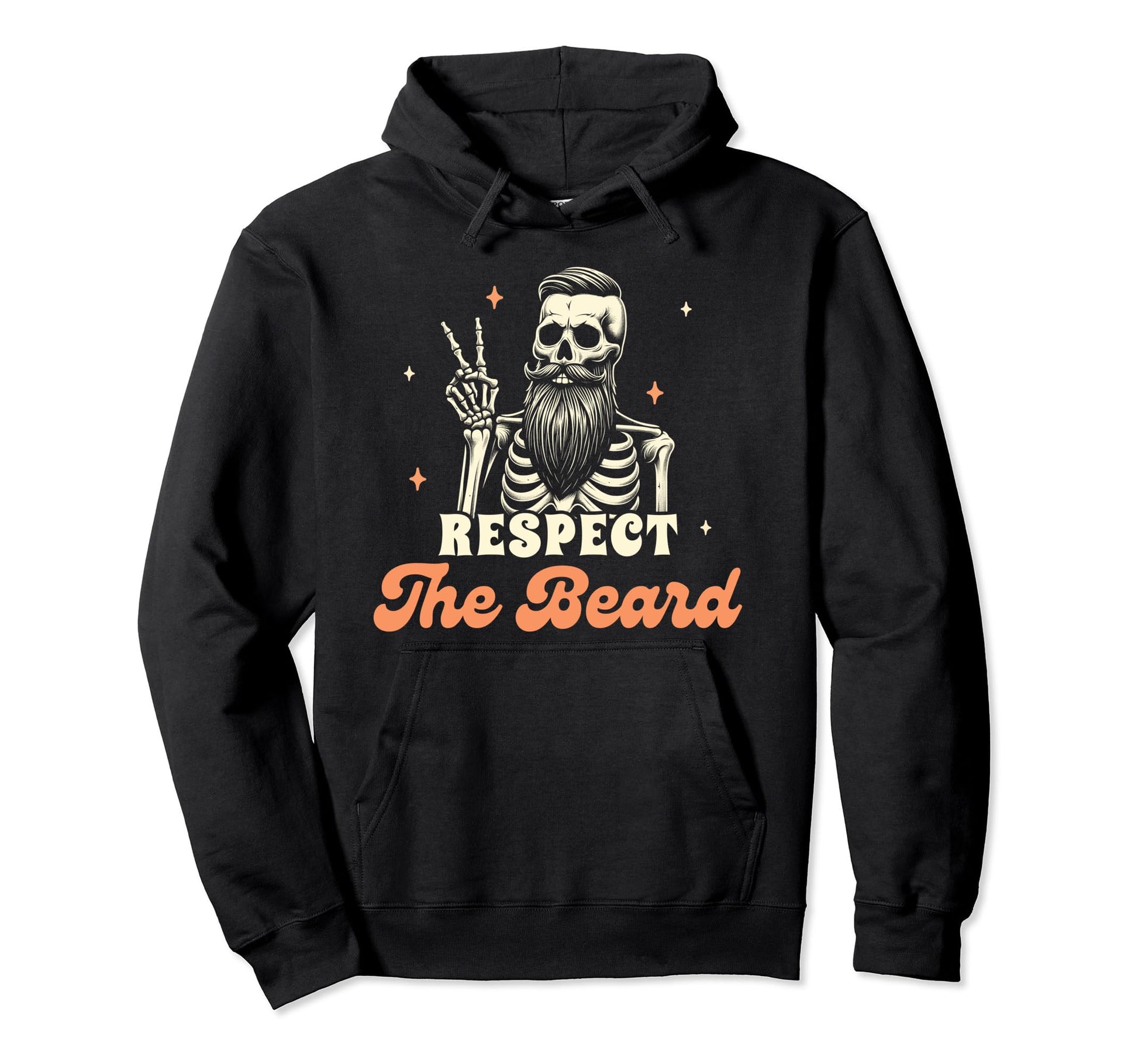 Bearded Dad Daddy Papa Fathers Day Hoodie - Graphic Print Men Women - T-Shirt, Sweatshirt, Hoodie