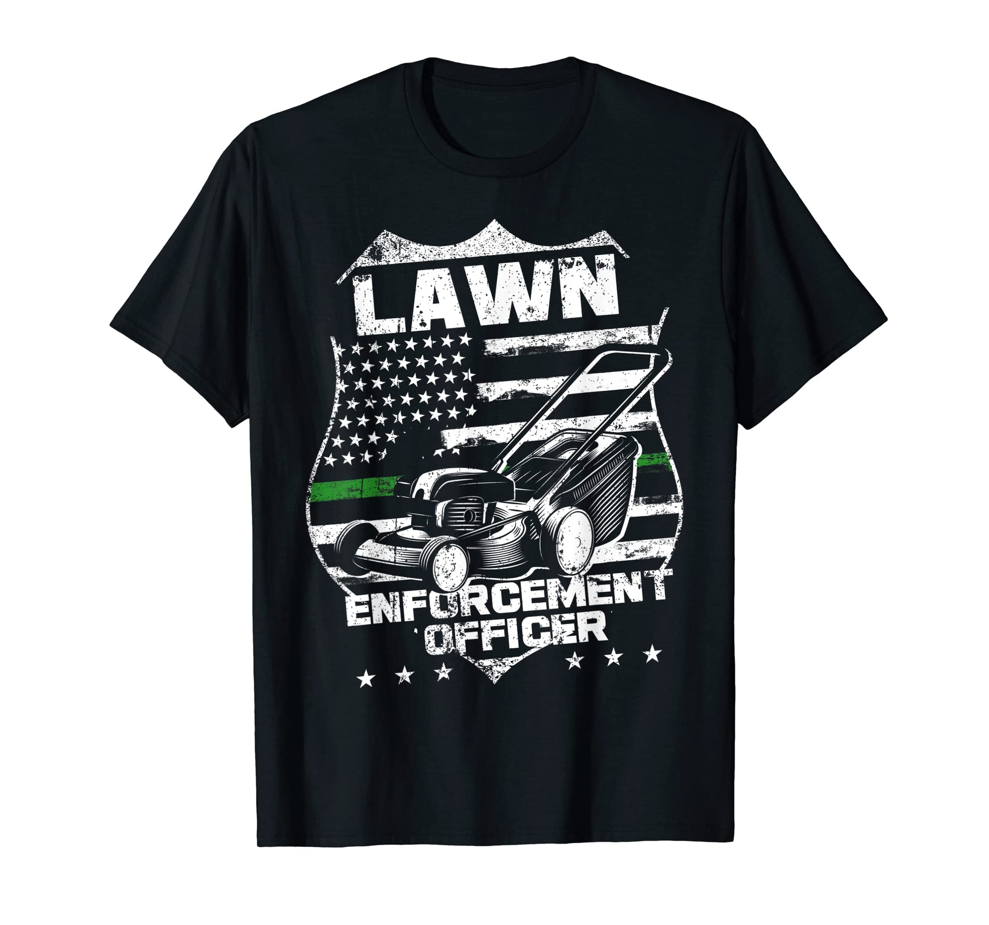 Lawn Enforcement Officer Gardening T-Shirt - Minimalist Print for Adults - T-Shirt, Sweatshirt, Hoodie