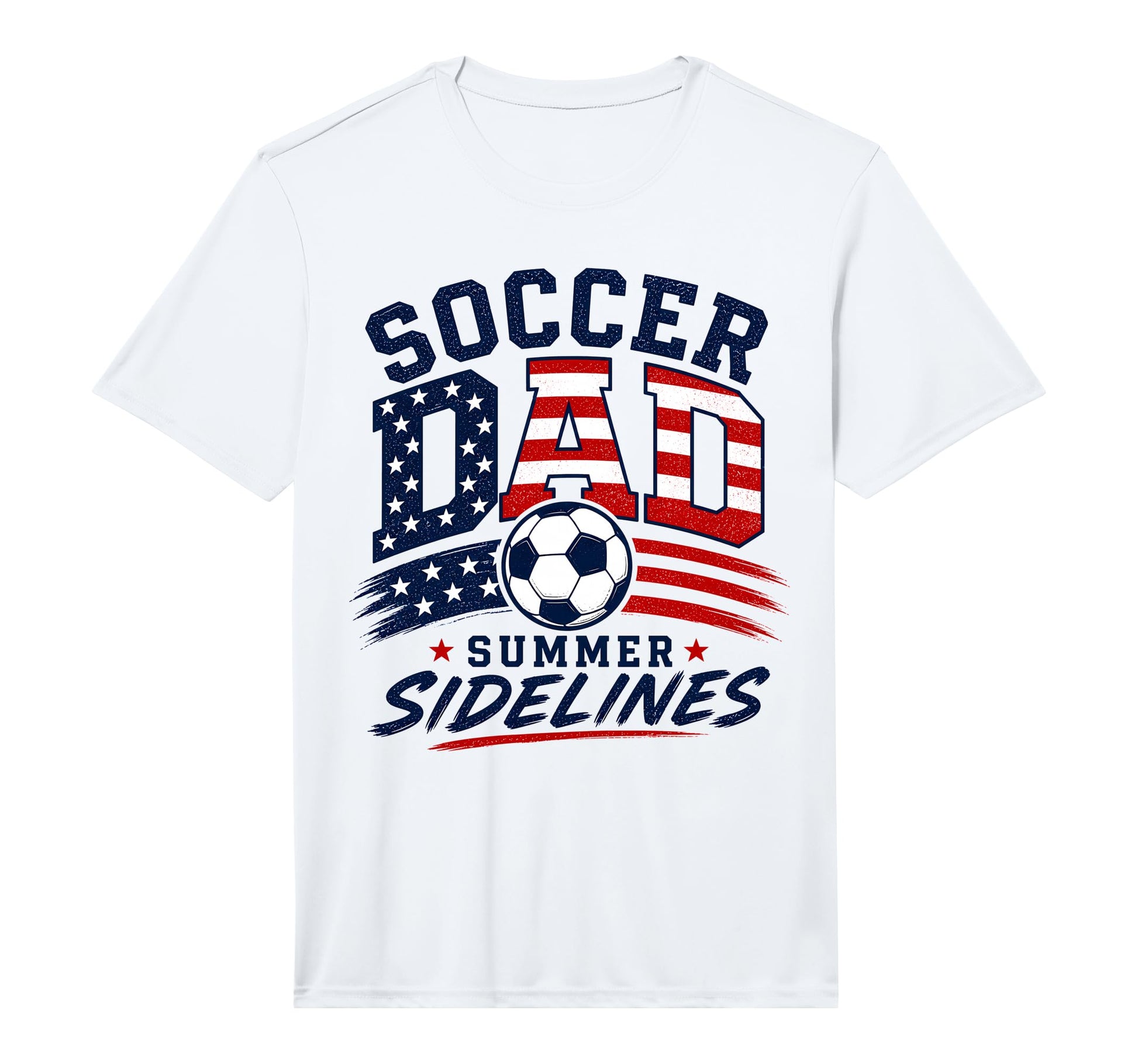 Mens Soccer Dad Summer Sidelines T-Shirt - Casual Everyday Wear for Adults - T-Shirt, Sweatshirt, Hoodie