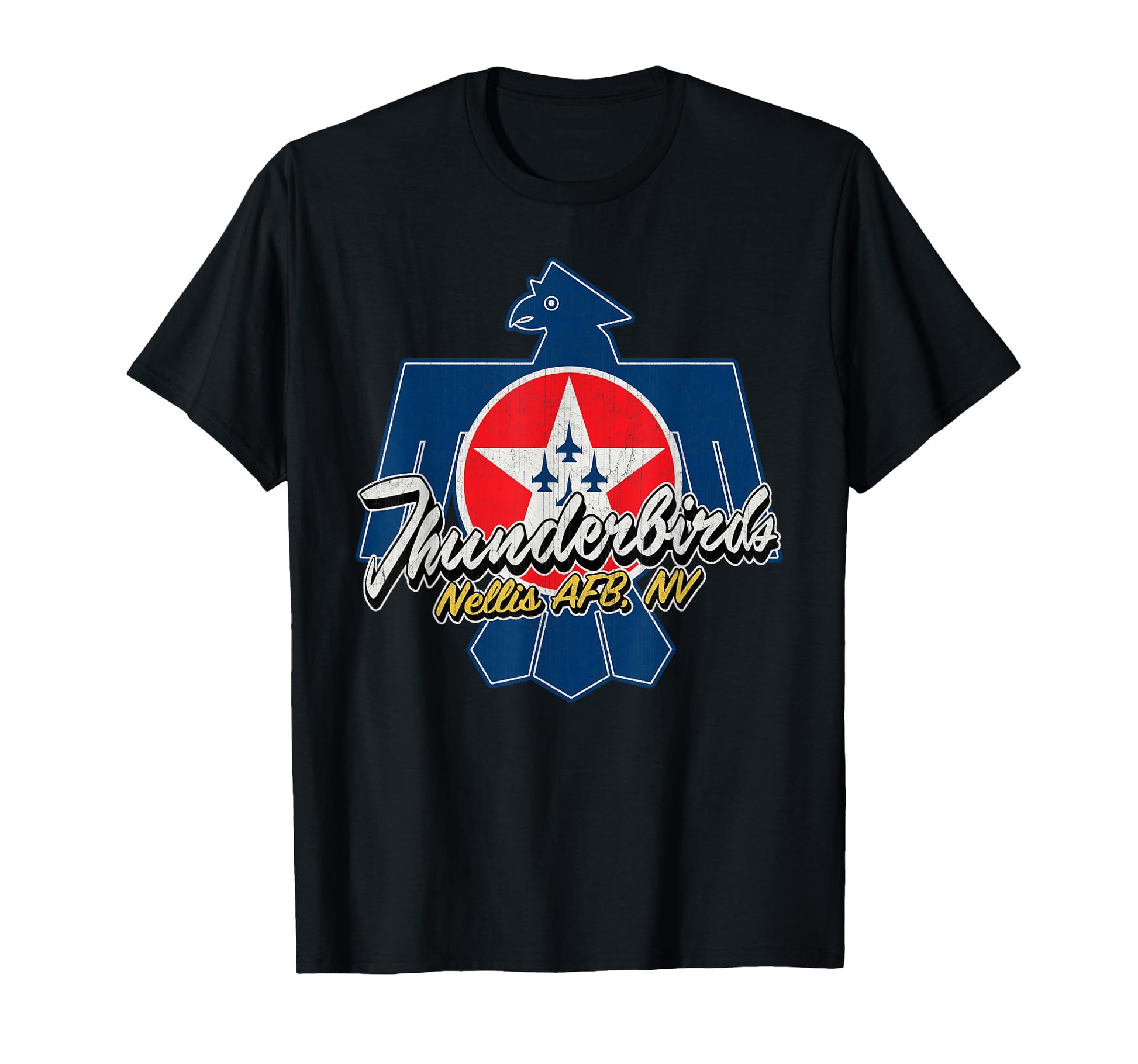 Usaf Thunderbirds F16 57Th Wing T-Shirt - Novelty Apparel for Adults - T-Shirt, Sweatshirt, Hoodie
