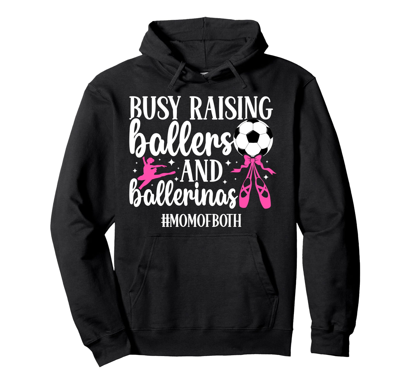Mom Both Dance And Soccer Mom Dancing Hoodie - Graphic Print for Adults - T-Shirt, Sweatshirt, Hoodie