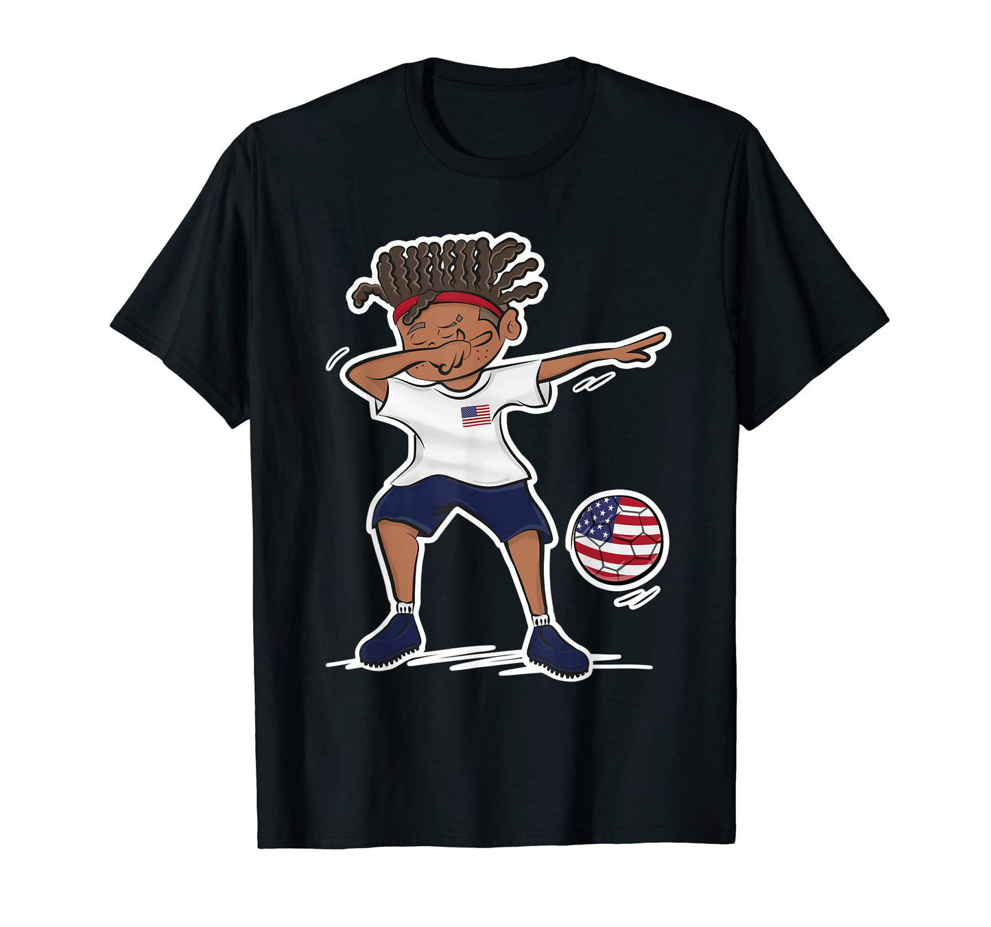 Dabbing United States Football T-Shirt - Casual Everyday Wear for Adults - T-Shirt, Sweatshirt, Hoodie