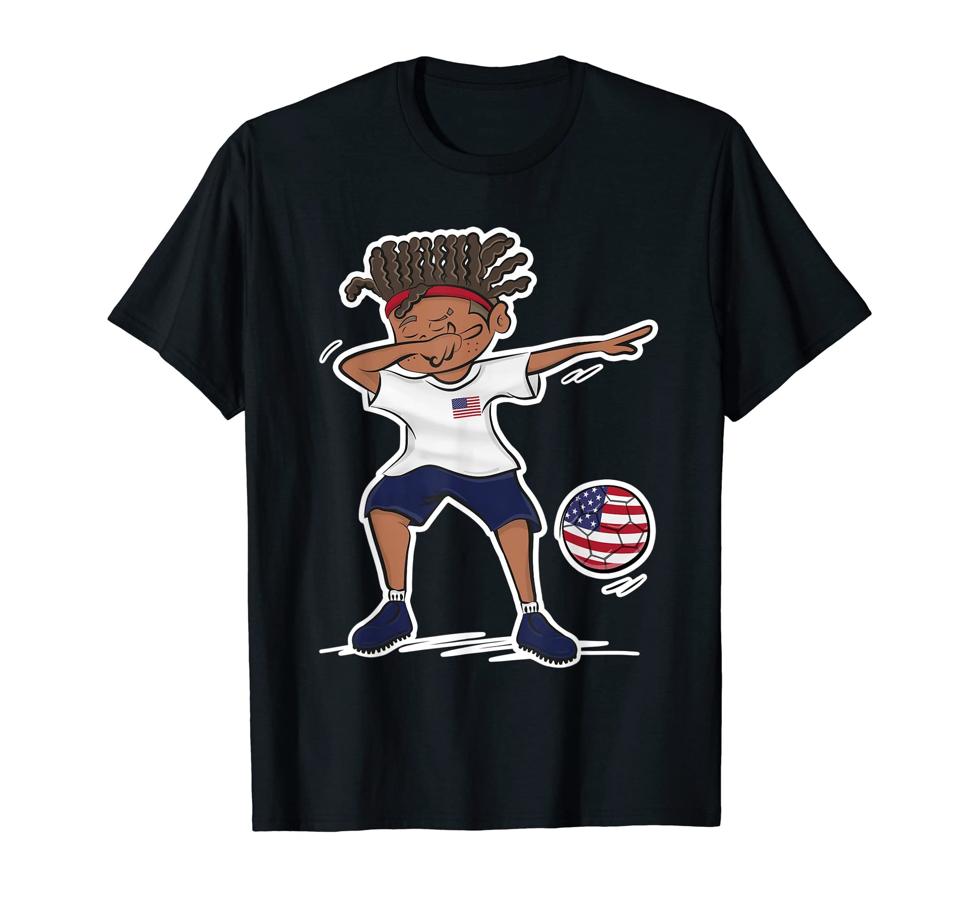 Dabbing United States Football T-Shirt - Casual Everyday Wear for Adults - T-Shirt, Sweatshirt, Hoodie