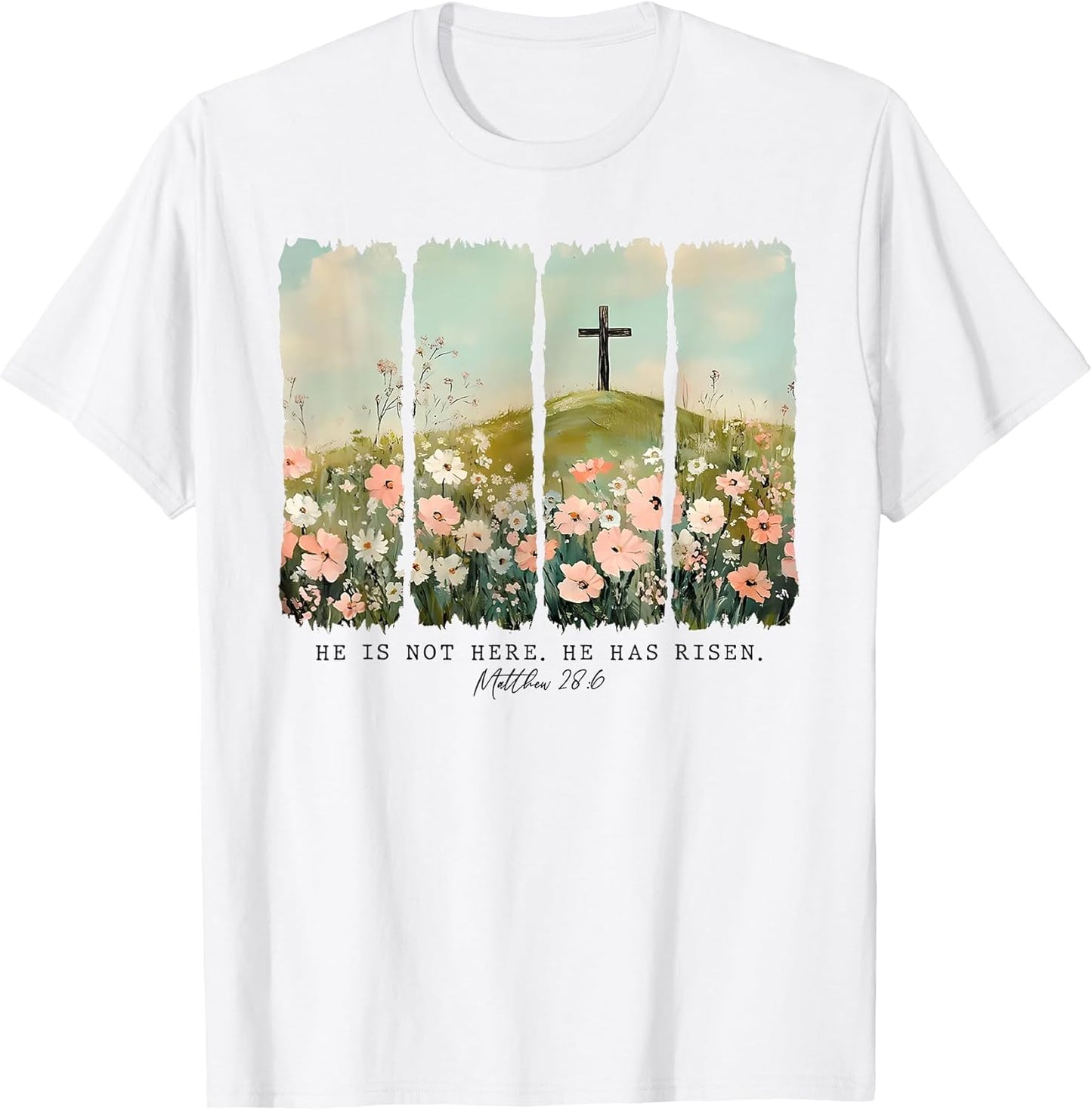 He Is Not Here He Has Risen Shirt Unisex T-shirt, Sweatshirt, Hoodie, Long Sleeve Tee - T-Shirt, Sweatshirt, Hoodie