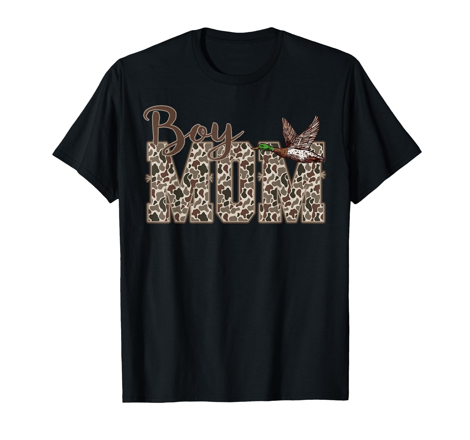Hunting Mom Duck Camouflage Camo T-Shirt - Fun Novelty Design for Adults - T-Shirt, Sweatshirt, Hoodie