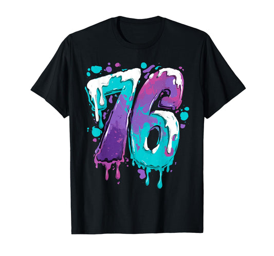 Baseball 76 Number T-Shirt - Casual Everyday Wear Men Women - T-Shirt, Sweatshirt, Hoodie