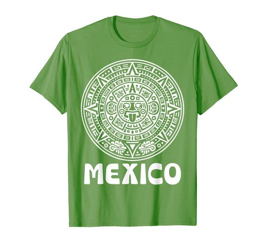 Aztec Calendar Futbol Mexico Soccer T-Shirt - Trendy Graphic for Adults - T-Shirt, Sweatshirt, Hoodie