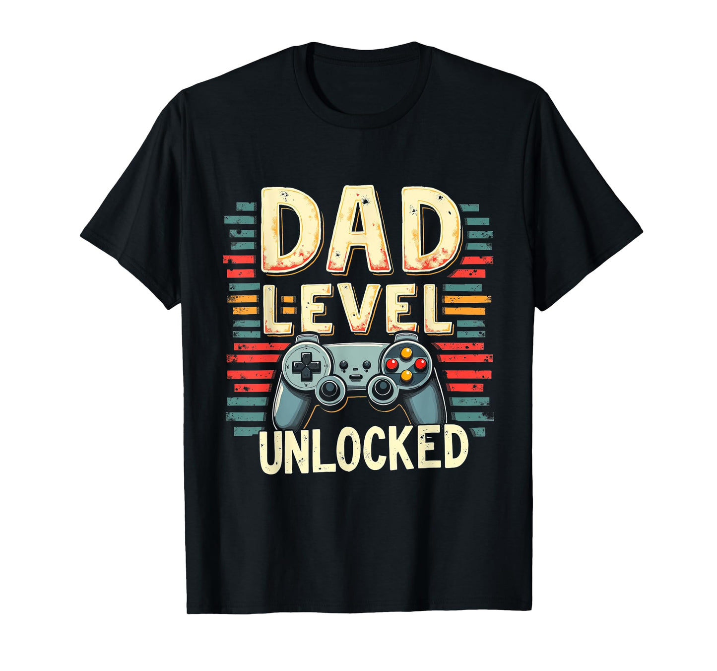 Dad Level Unlocked Funny Gamer Dad T-Shirt - Graphic Print Men Women - T-Shirt, Sweatshirt, Hoodie