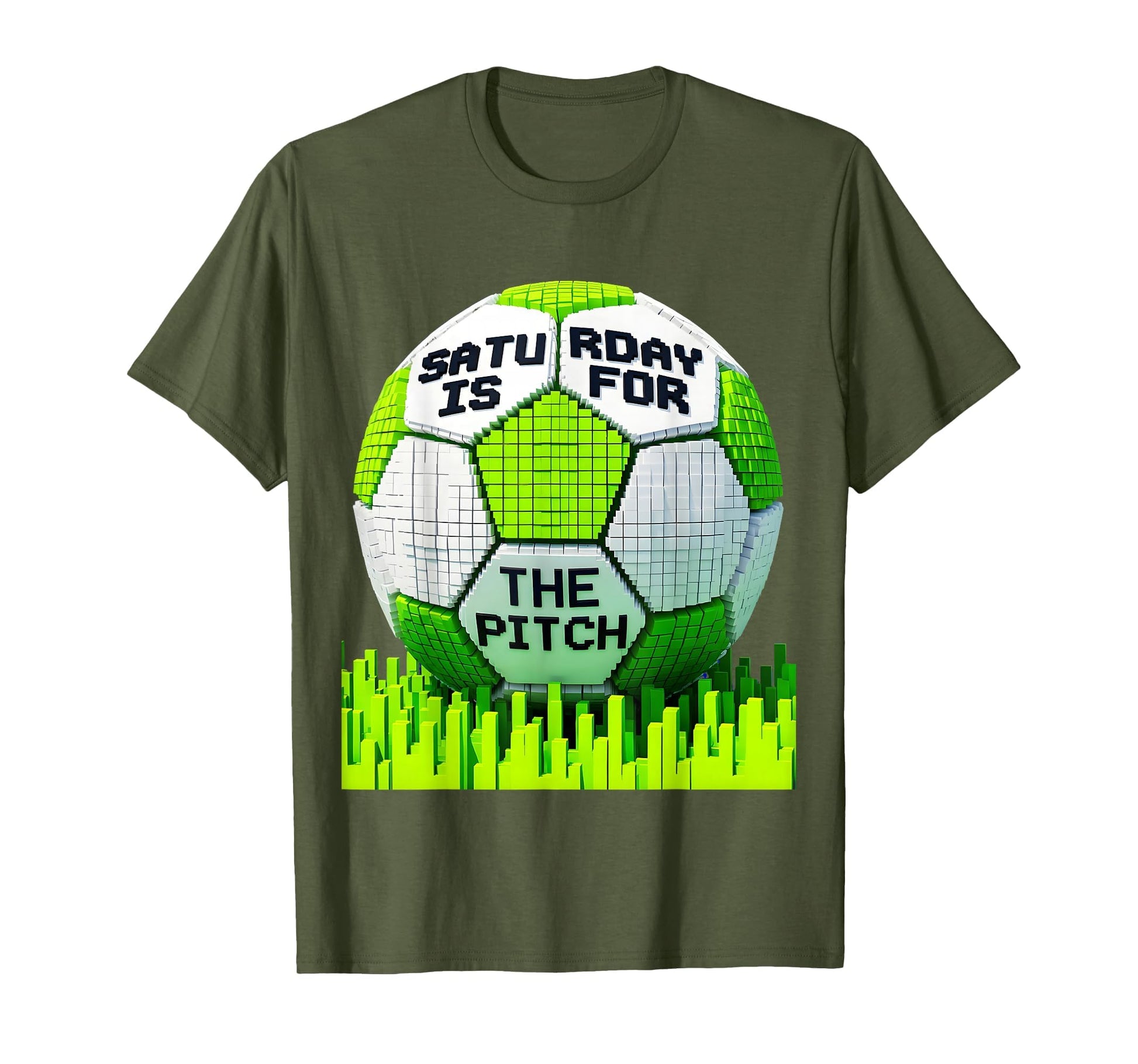 Saturday Is Pitch Soccer Mom T-Shirt - Novelty Apparel Unisex - T-Shirt, Sweatshirt, Hoodie