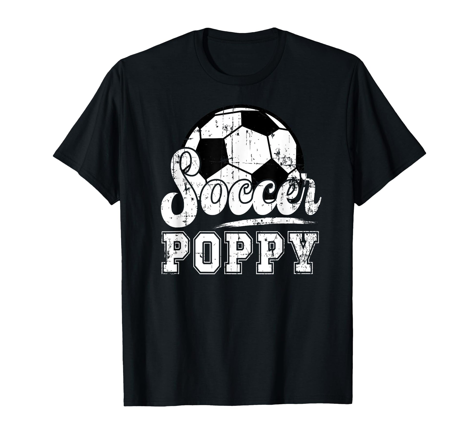 Soccer Poppy Grandpa Poppy Soccer T-Shirt - Custom Art Print Men Women - T-Shirt, Sweatshirt, Hoodie