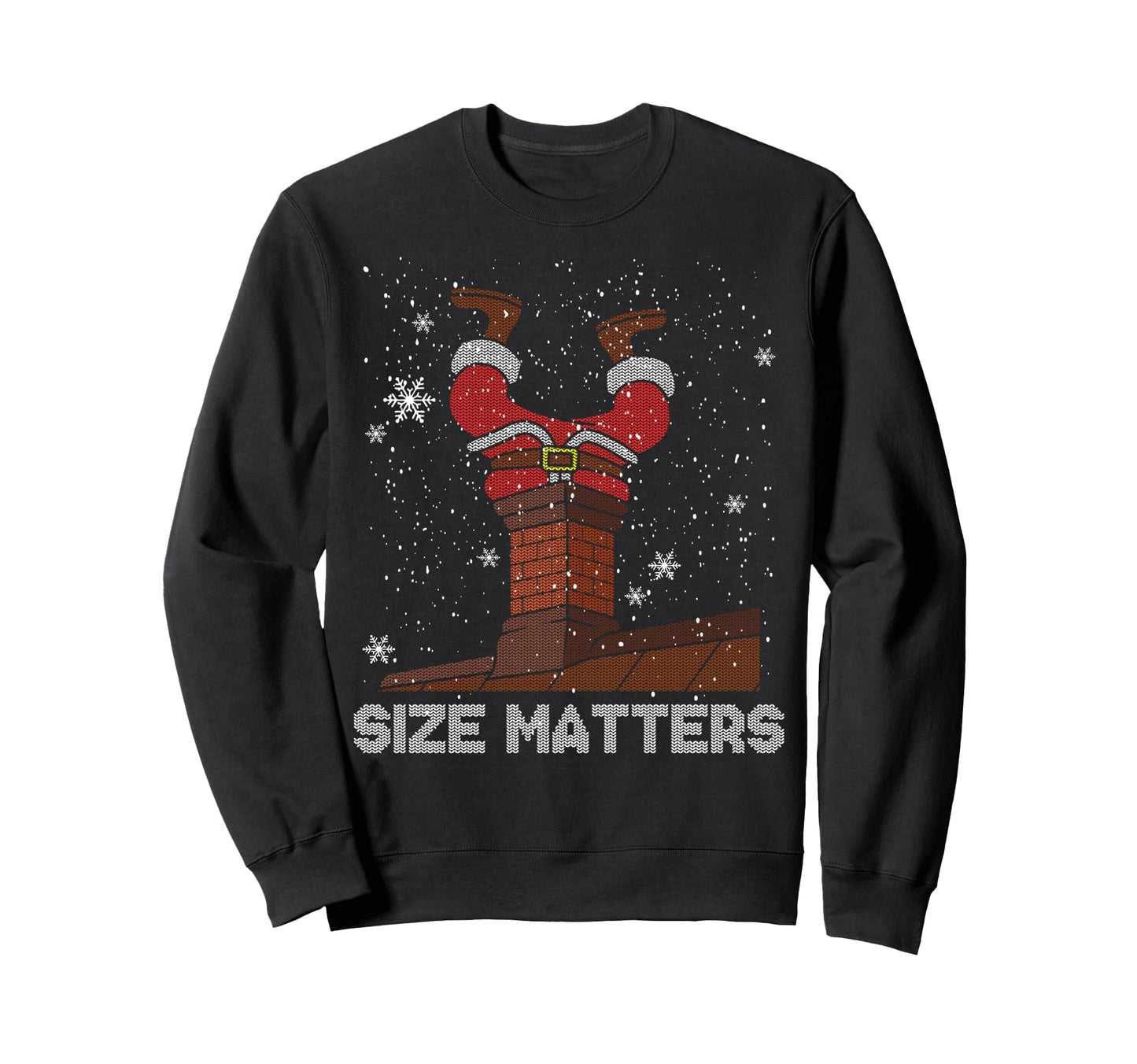 Matters Fat Santa Claus Chimney Sweatshirt - Aesthetic Graphic for Adults - T-Shirt, Sweatshirt, Hoodie