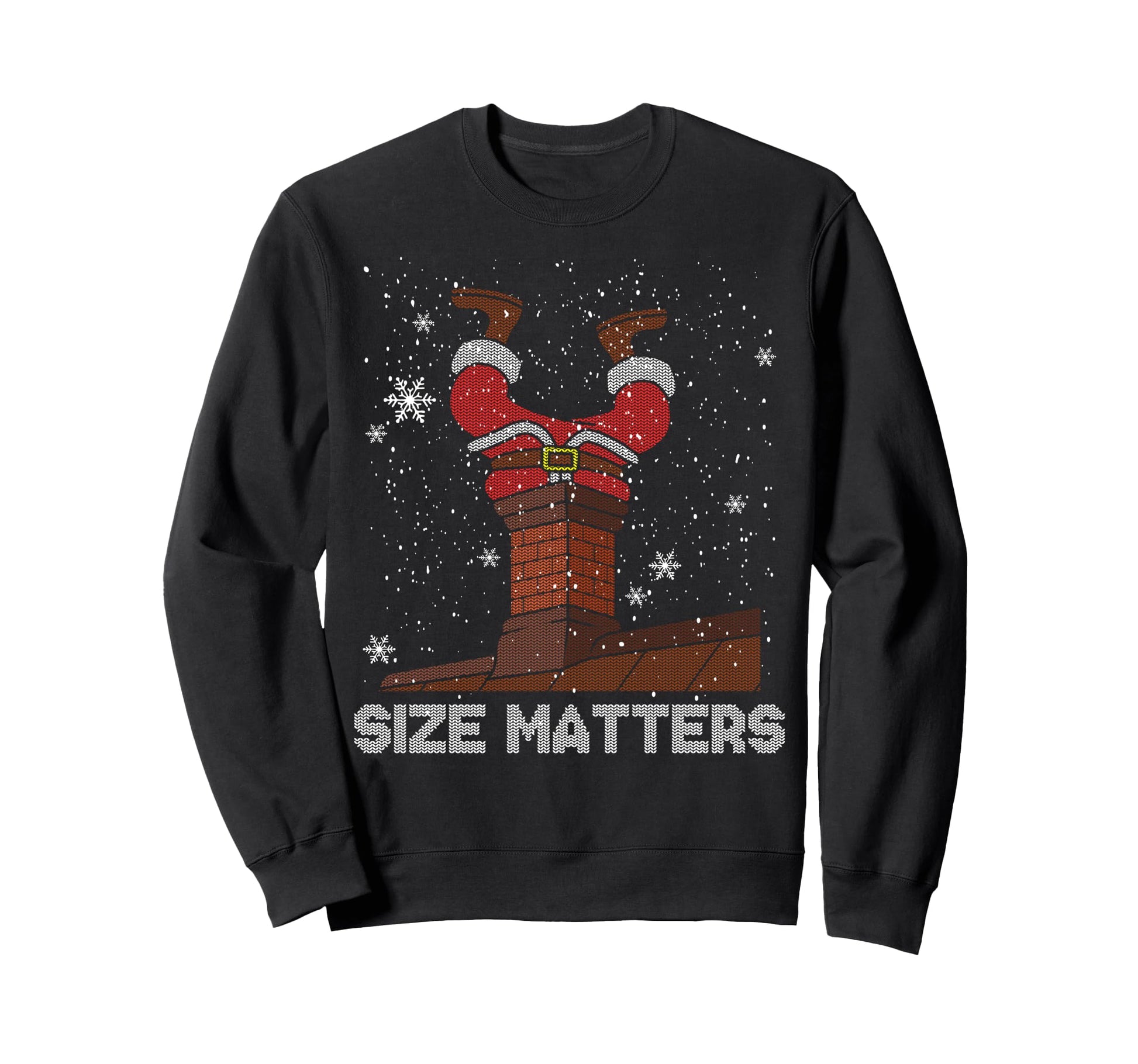 Matters Fat Santa Claus Chimney Sweatshirt - Aesthetic Graphic for Adults - T-Shirt, Sweatshirt, Hoodie