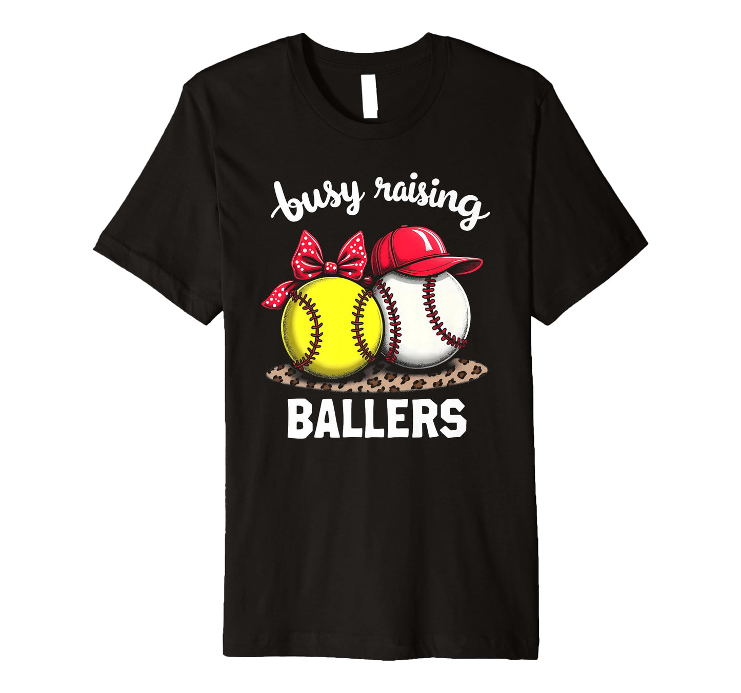 Caring Busy Raising Ballers Ballplayer T-Shirt - Novelty Apparel Men Women - T-Shirt, Sweatshirt, Hoodie
