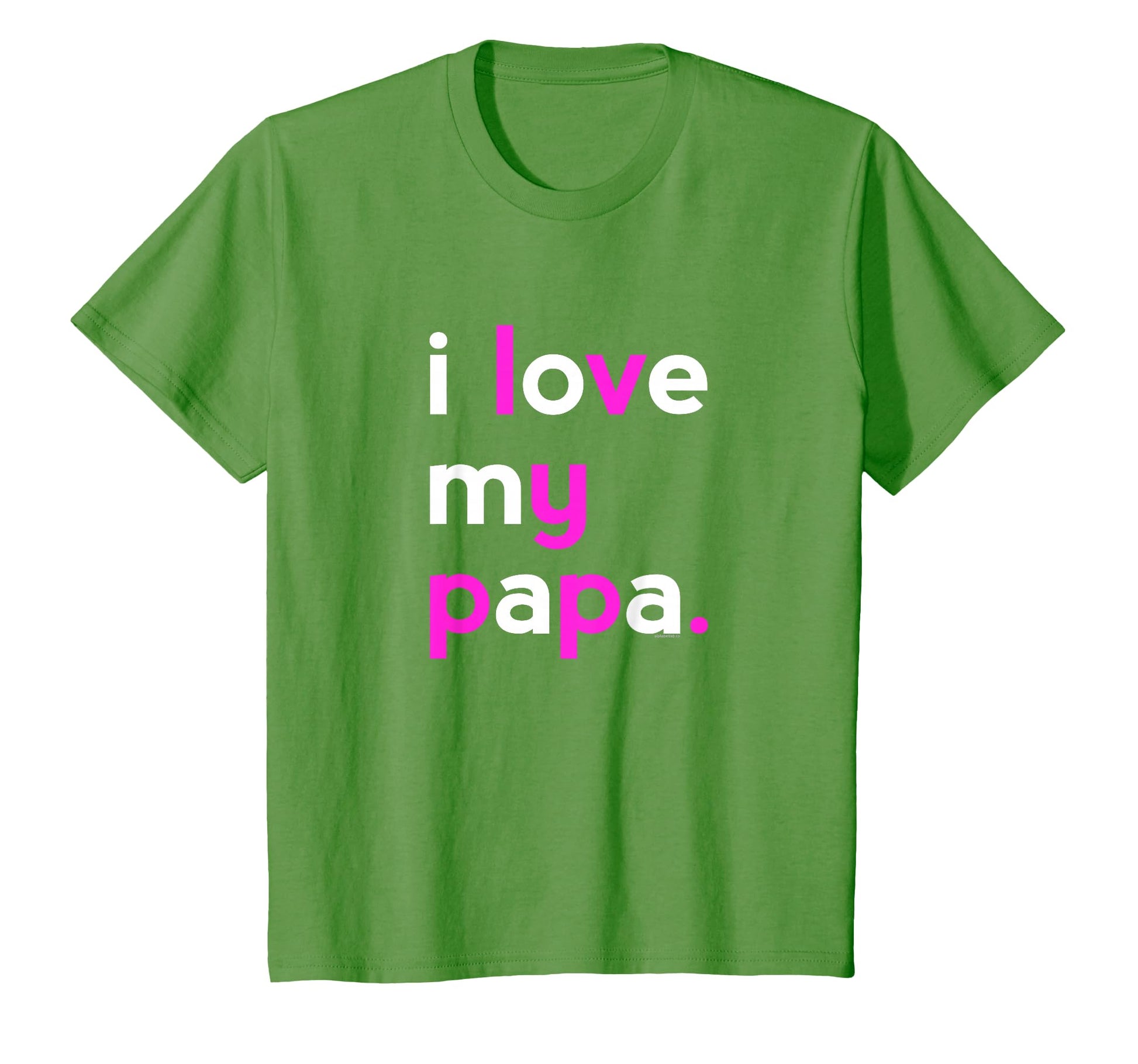 I Love My Papa Dad Grandpa Fathers T-Shirt - Custom Art Print for Adults - T-Shirt, Sweatshirt, Hoodie