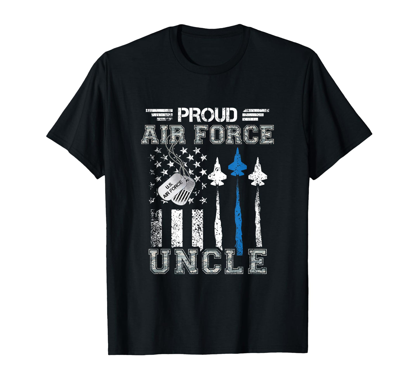 Proud Air Force Uncle Us Air Force T-Shirt - Trendy Graphic Unisex - T-Shirt, Sweatshirt, Hoodie