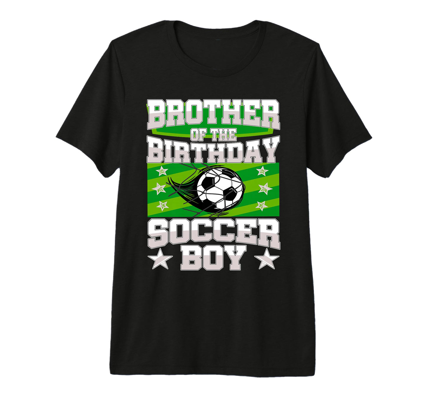 Brother Birthday Matching Family Soccer T-Shirt - Trendy Graphic Men Women - T-Shirt, Sweatshirt, Hoodie