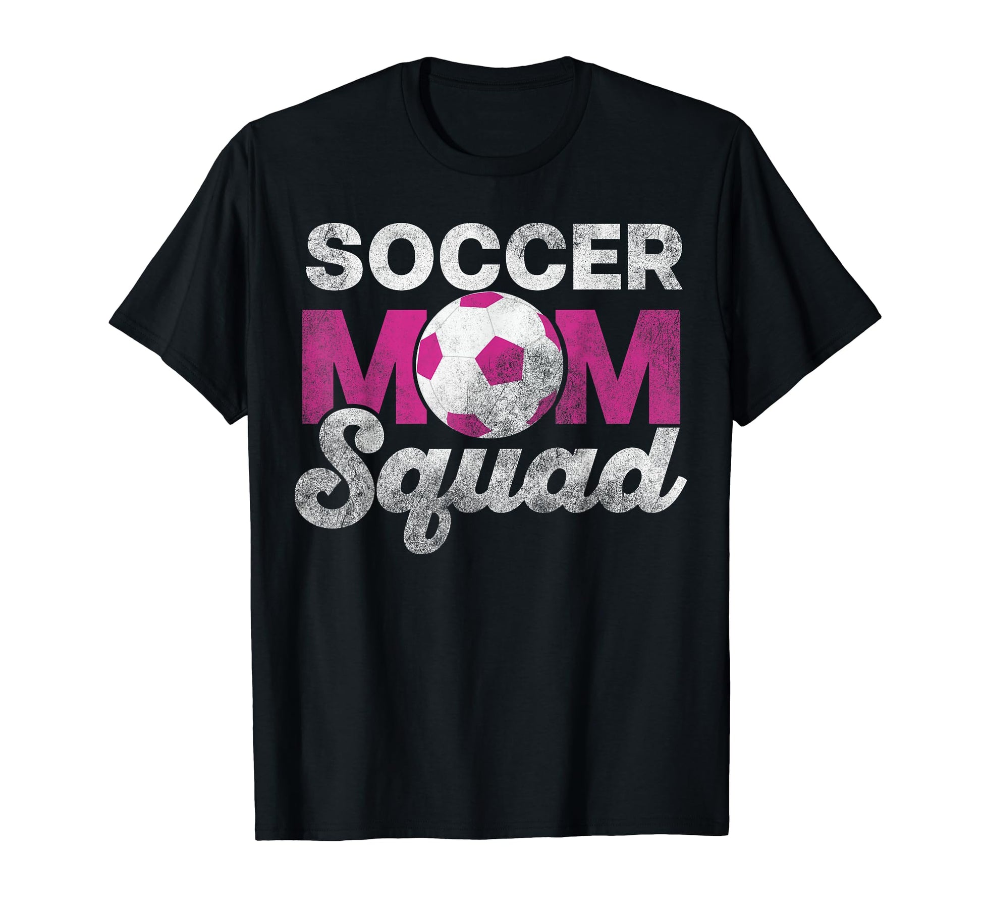 Soccer Mom Squad Funny Soccer Ball T-Shirt - Minimalist Print for Adults - T-Shirt, Sweatshirt, Hoodie