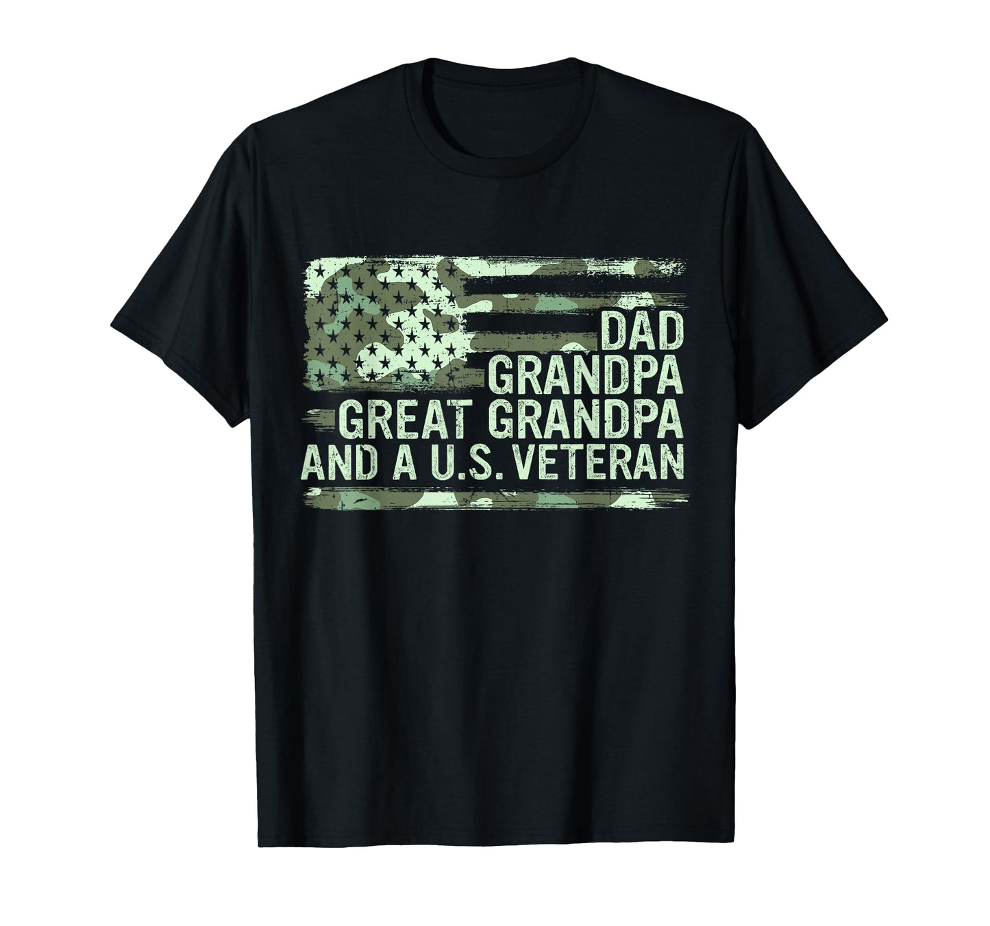 Dad Grandpa Great Grandpa Veteran T-Shirt - Aesthetic Graphic for Adults - T-Shirt, Sweatshirt, Hoodie