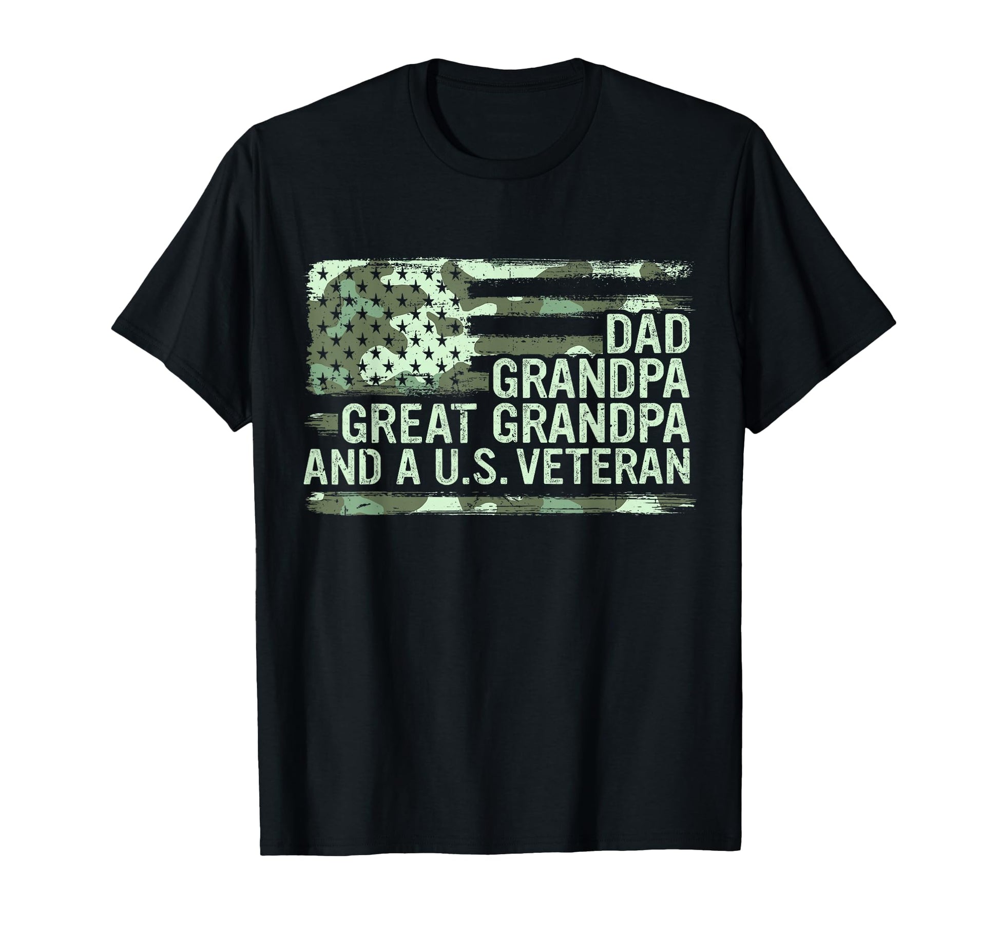 Dad Grandpa Great Grandpa Veteran T-Shirt - Aesthetic Graphic for Adults - T-Shirt, Sweatshirt, Hoodie